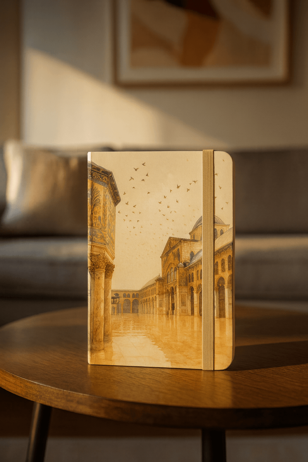 Şam-ı Şerif Emeviye Camii Tasvirli Ciltli Defter – Coverart İslam Şehirleri Koleksiyonu (13x20 cm, 192 Sayfa, Sert Kapak, Kitap Ayracı Hediyeli)