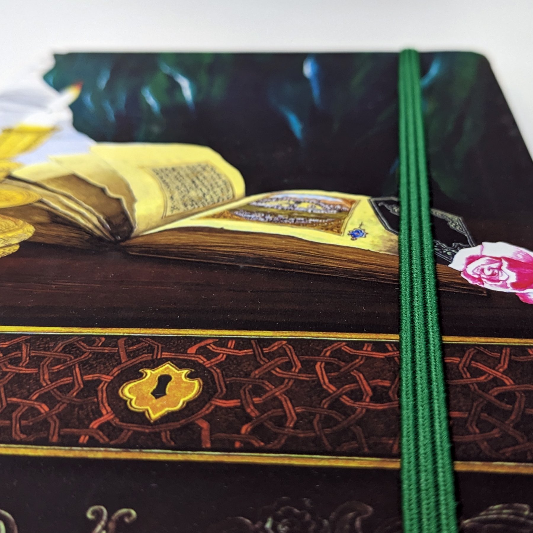  Mum Işığı El Yapımı Ciltli Defter Sert Kapak 192 Sayfa Telifli Sanat Eseri Minyatürlü Kapak