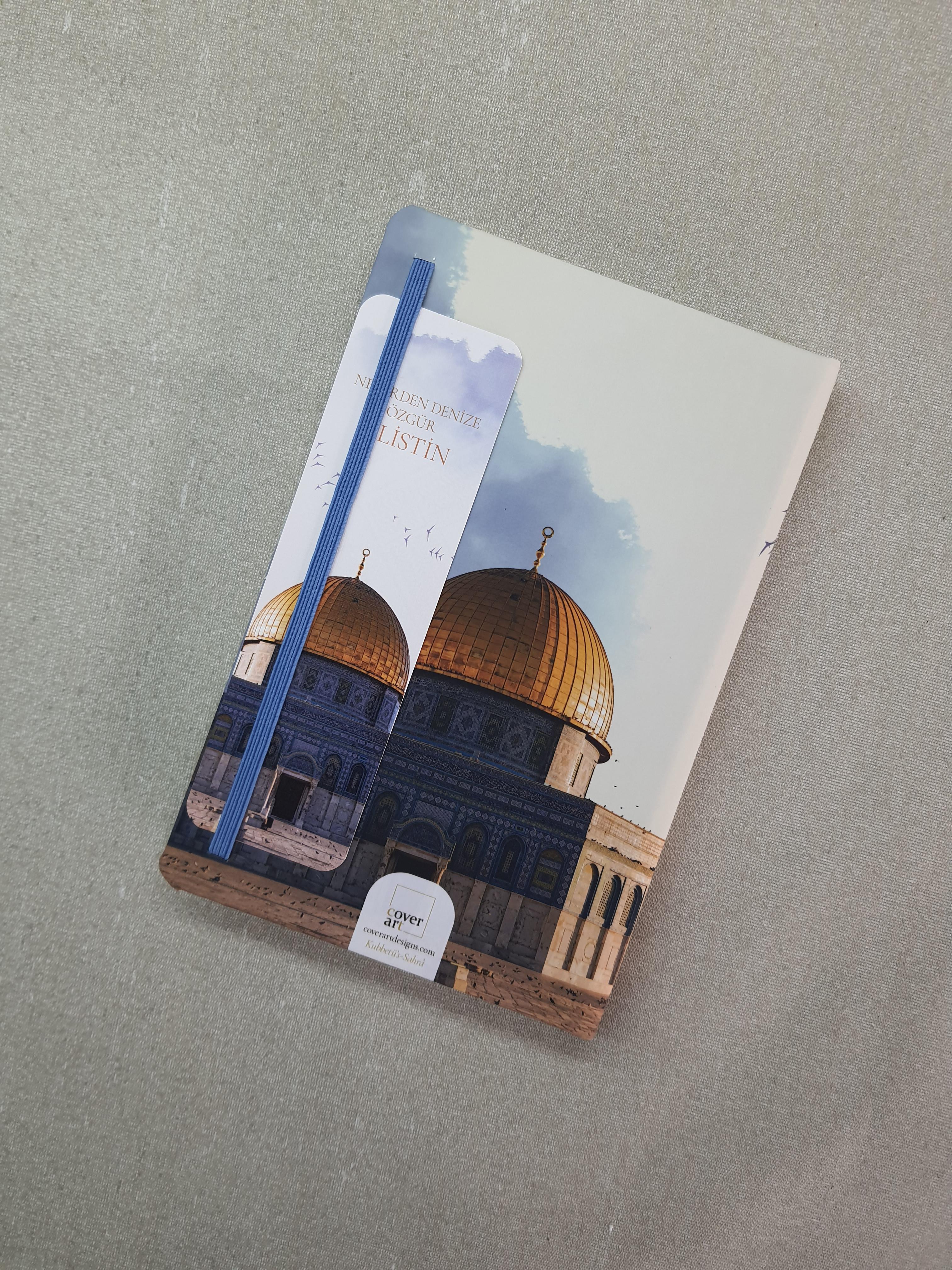 Nehirden Denize Özgür Filistin El Yapımı Ciltli Defter Sert Kapak 192 Sayfa Telifli Sanat Eseri  
