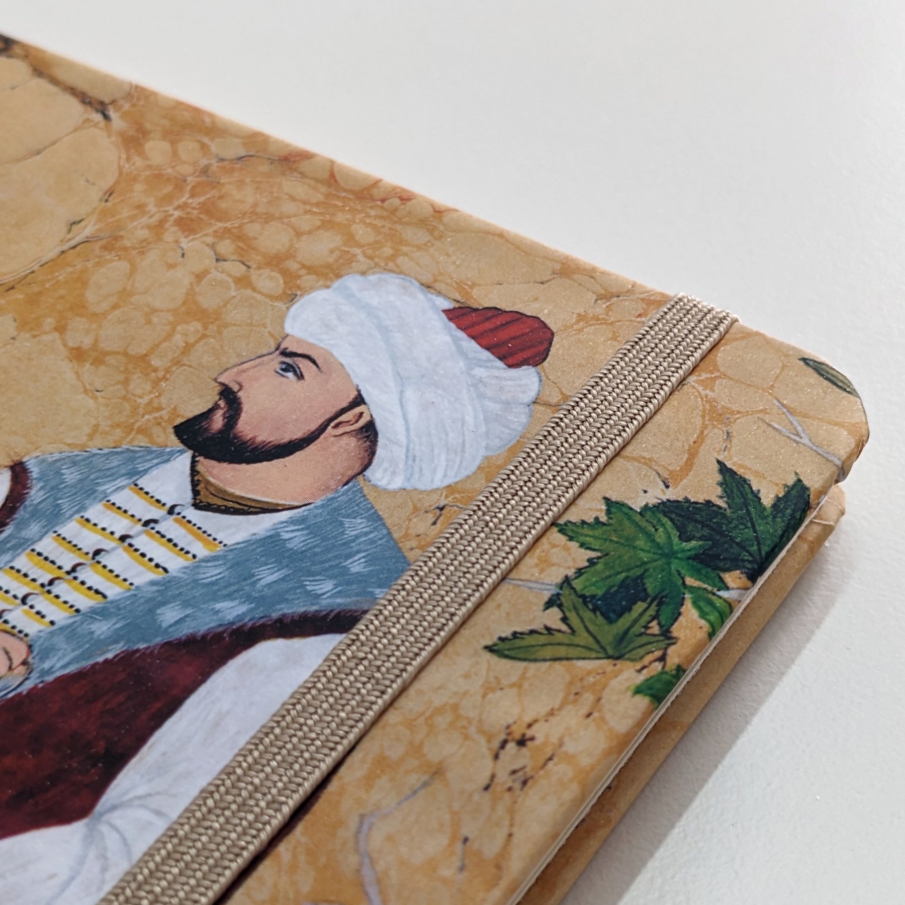 Fatih Sultan Mehmet El Yapımı Ciltli Defter Sert Kapak 192 Sayfa Telifli Sanat Eseri Minyatürlü