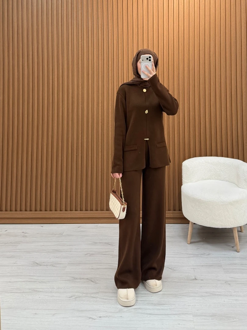 WİLORE TRİKO TAKIM KAHVE