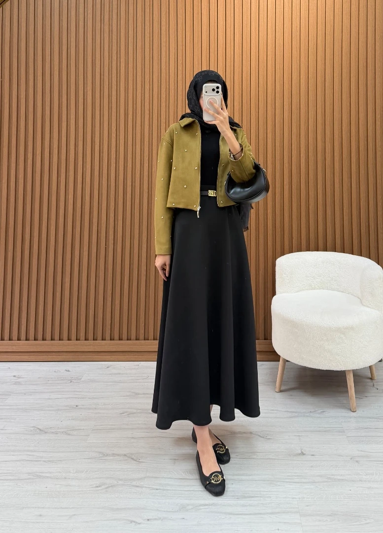 KOWBYE SÜET CEKET HAKİ