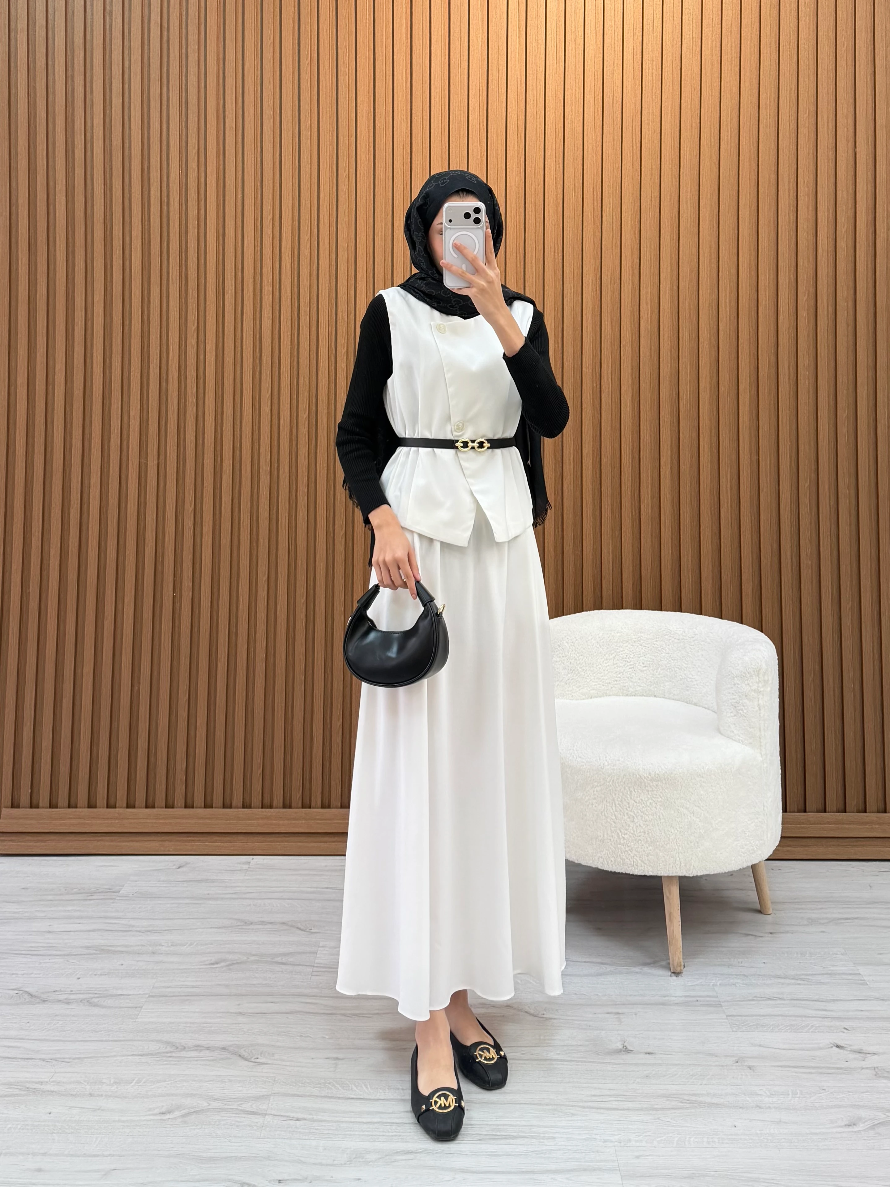 DENNY ETEKLİ TAKIM BEYAZ