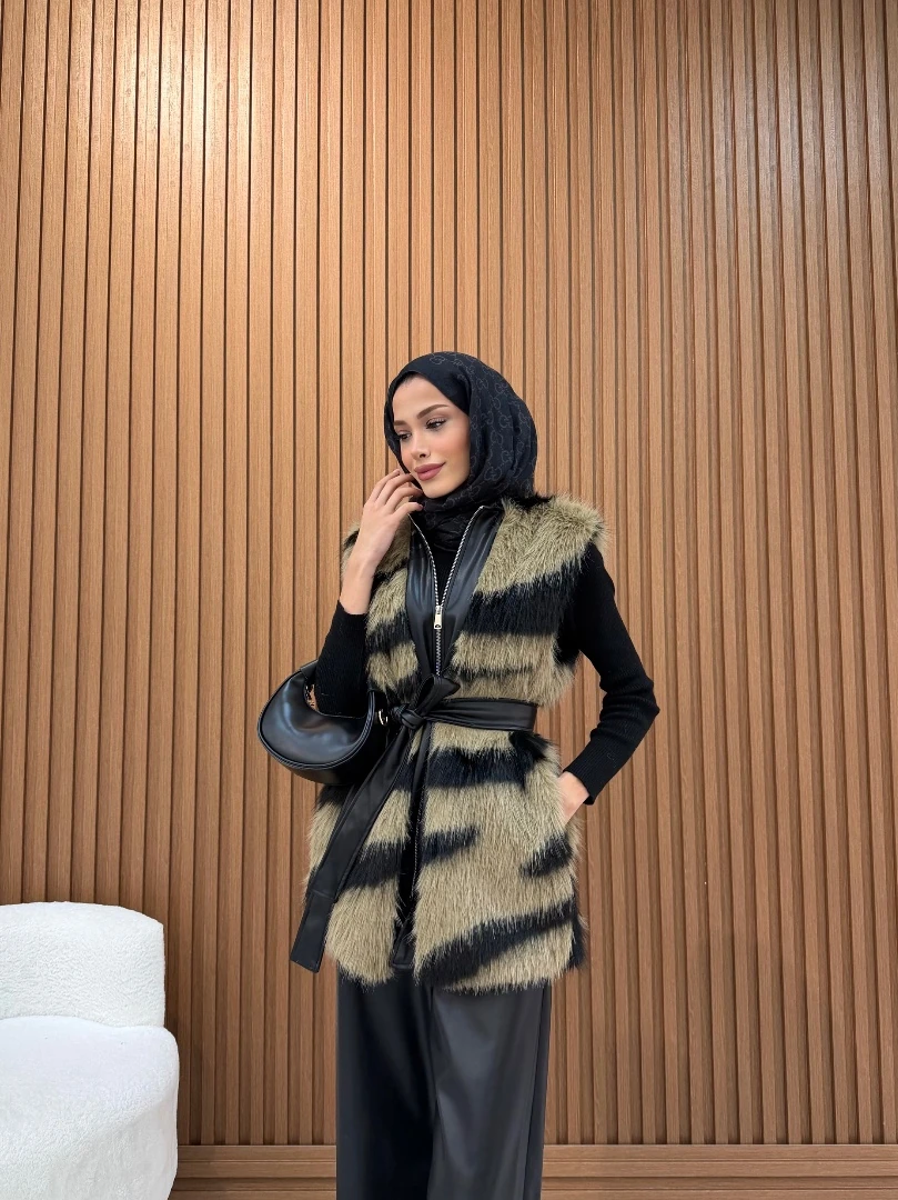 ZEBLOW YELEK VİZON-SİYAH