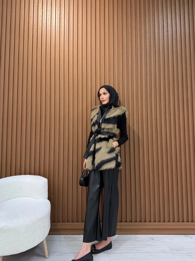 ZEBLOW YELEK VİZON-SİYAH