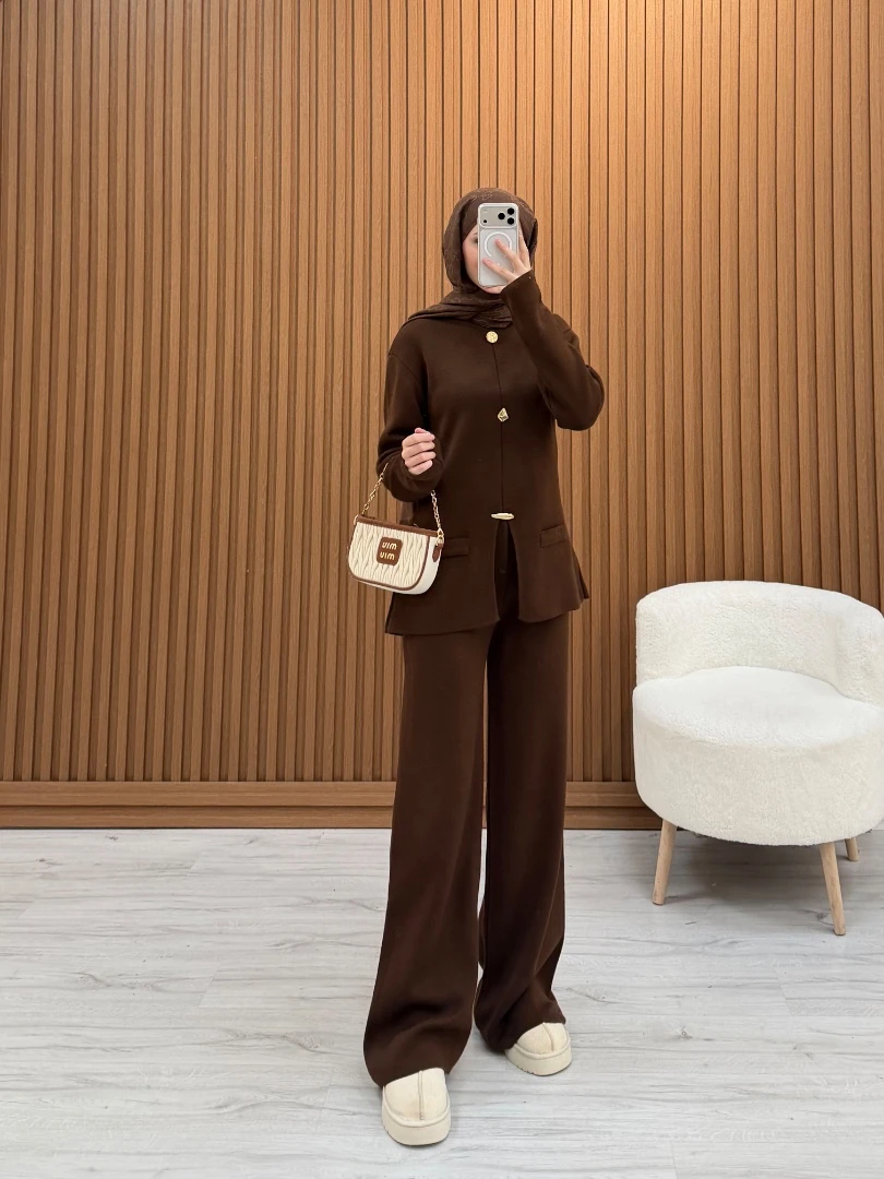 WİLORE TRİKO TAKIM KAHVE