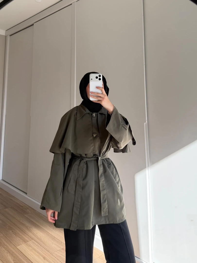 LUNA KISA TRENÇ HAKİ