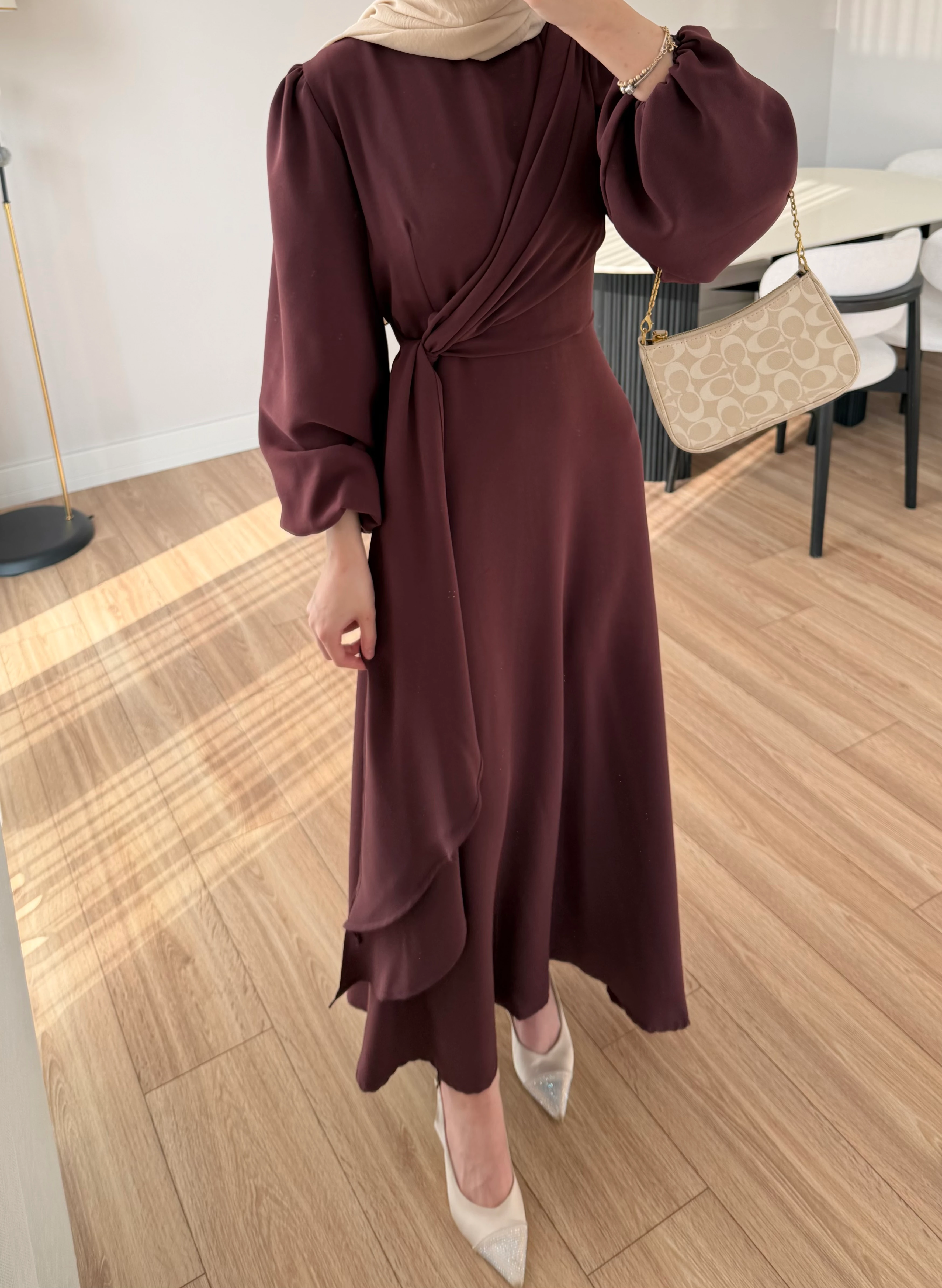 SOİNY ELBİSE GÜL KURUSU