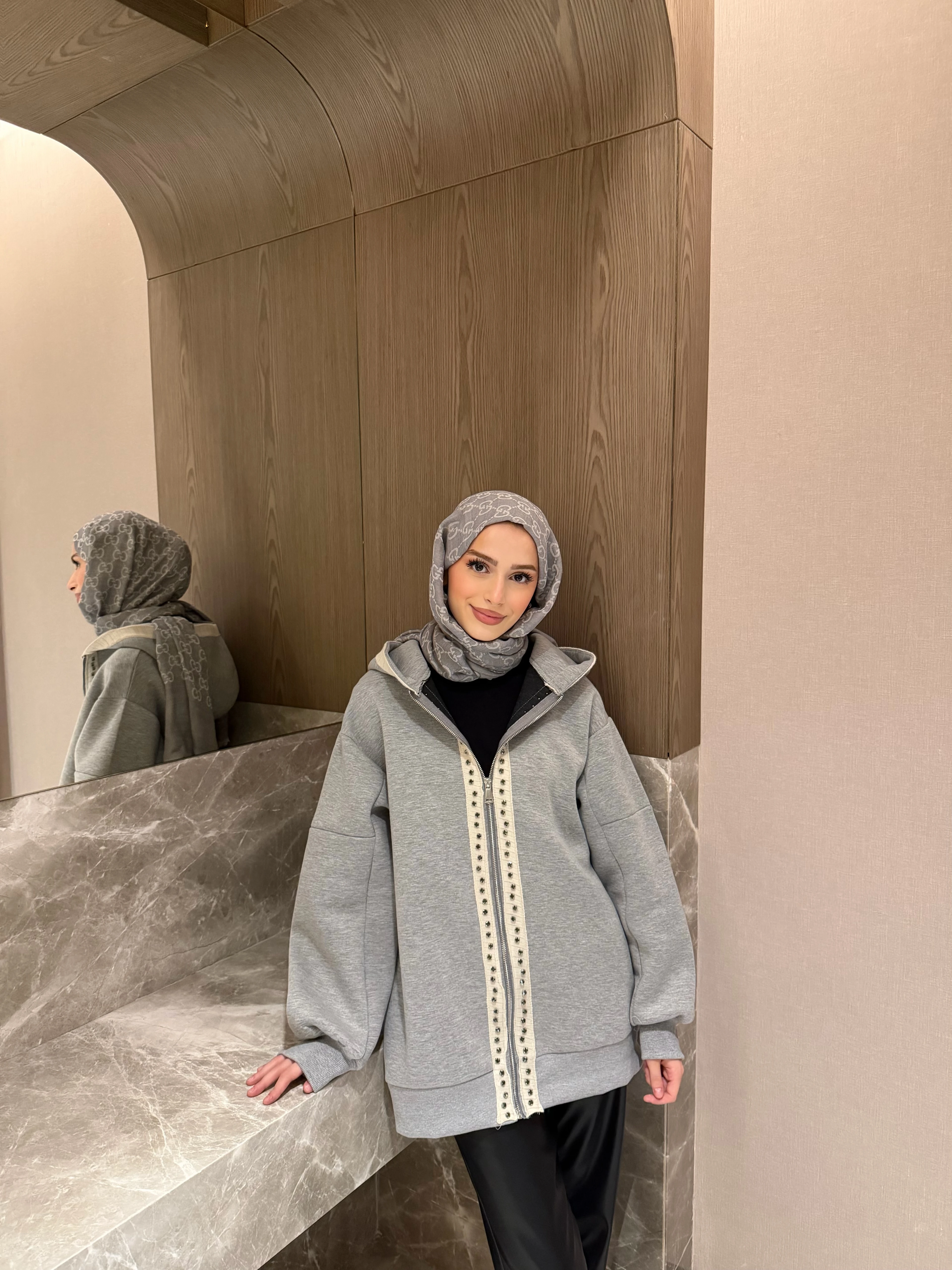 ALL SWEAT HIRKA GRİ