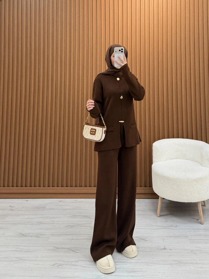 WİLORE TRİKO TAKIM KAHVE