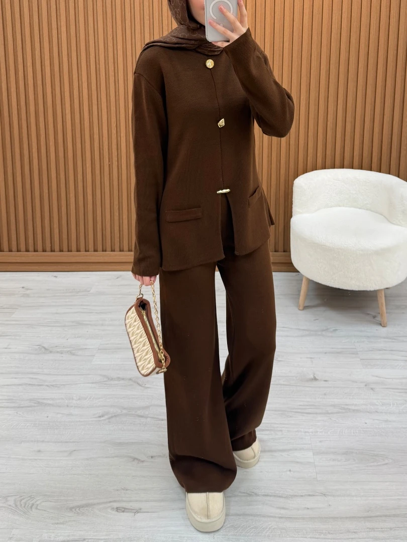 WİLORE TRİKO TAKIM KAHVE