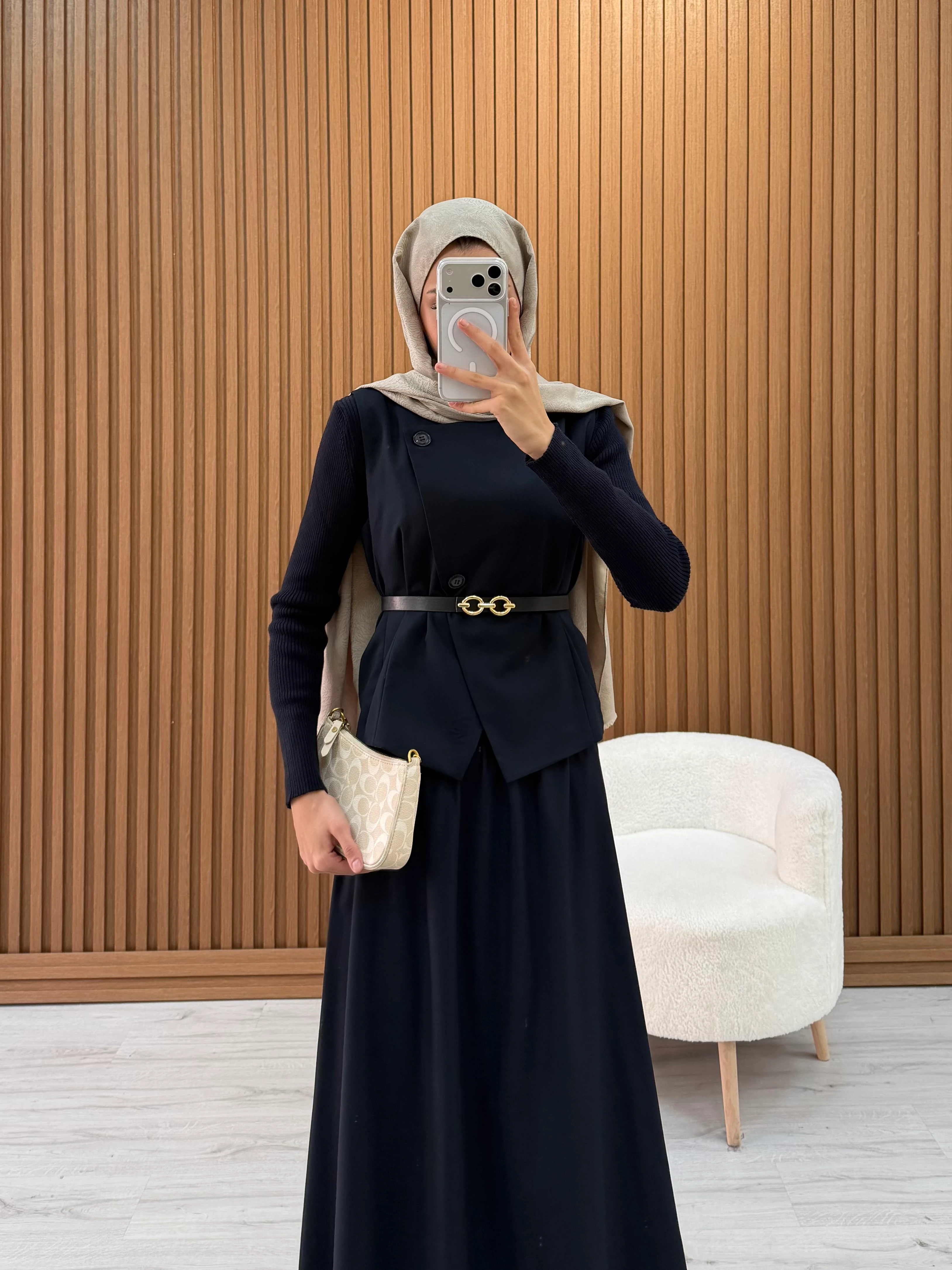 DENNY ETEKLİ TAKIM LACİVERT