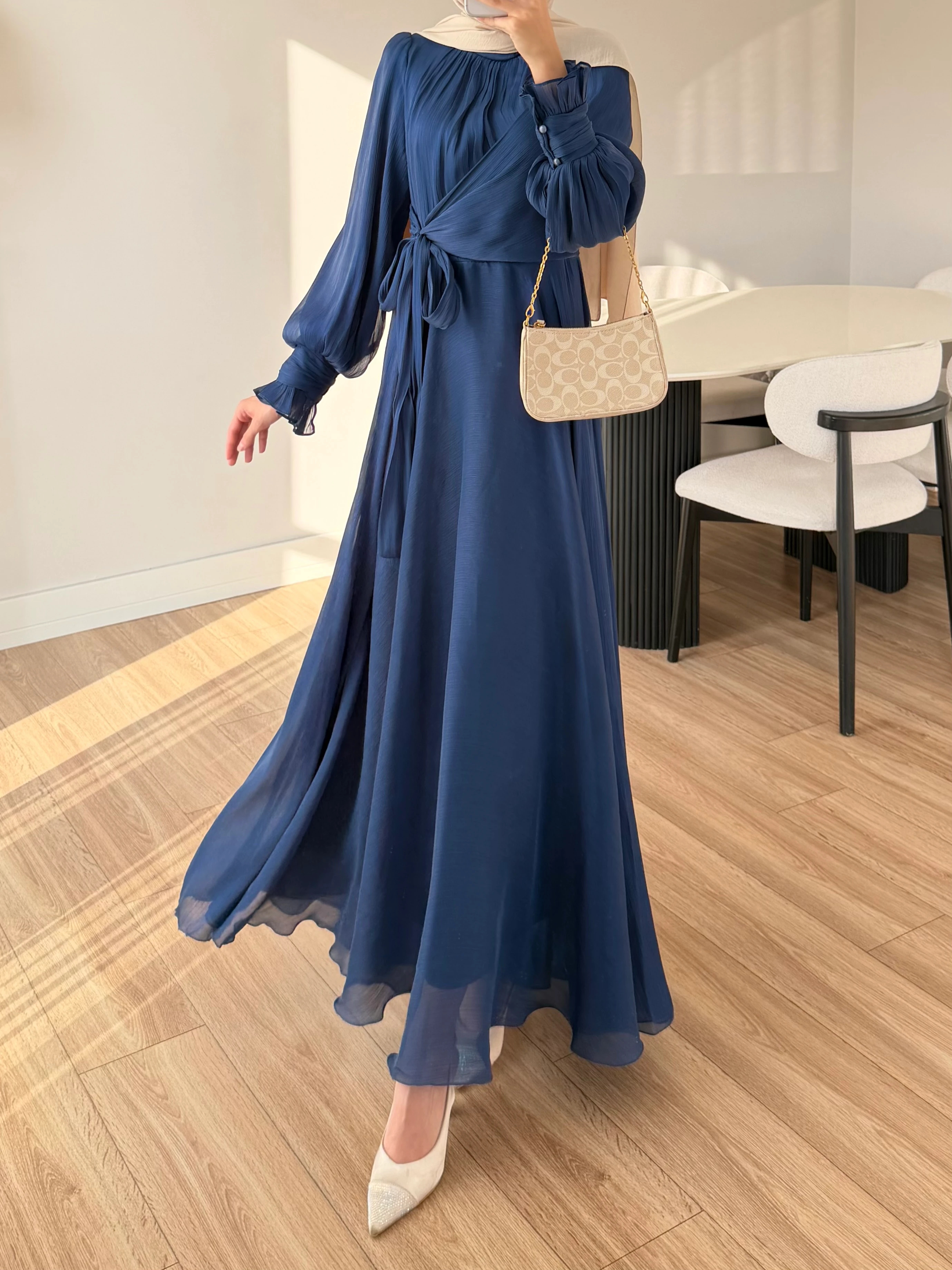 PELY ABİYE LACİVERT