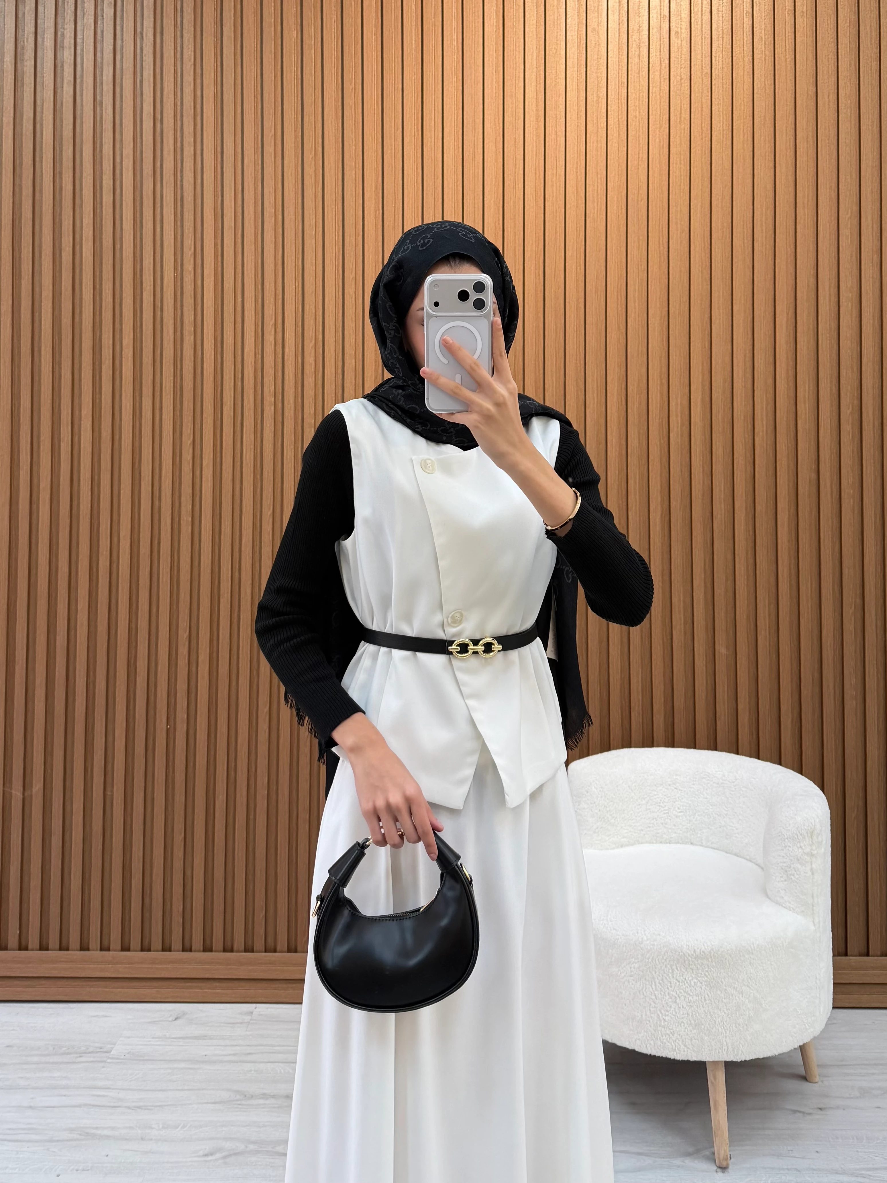 DENNY ETEKLİ TAKIM BEYAZ