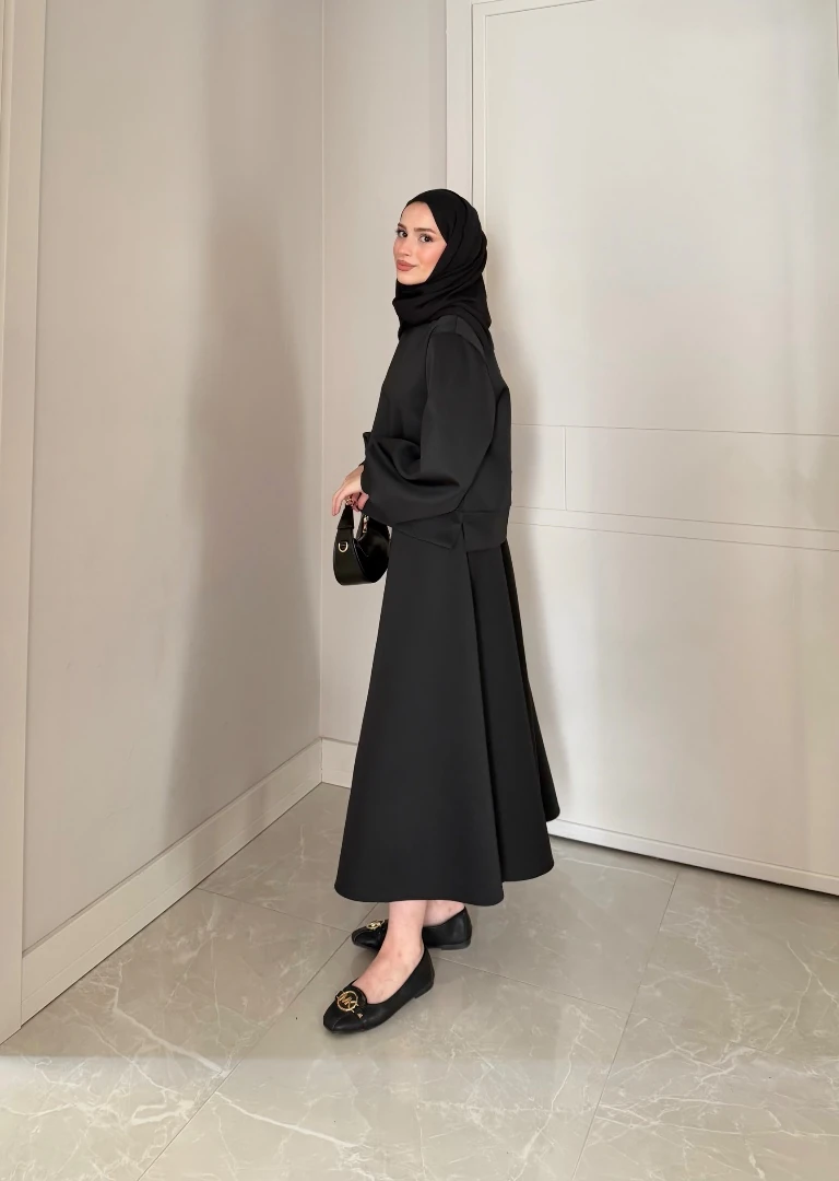 DOLEN ETEKLİ TAKIM SİYAH