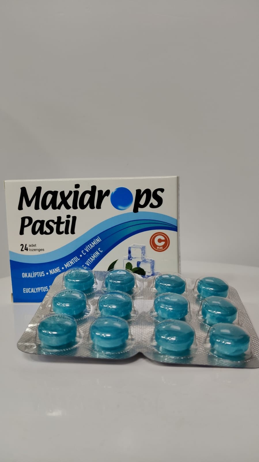 Maxidrops  PASTİL Okaliptus Nane Mentol C Vitamini