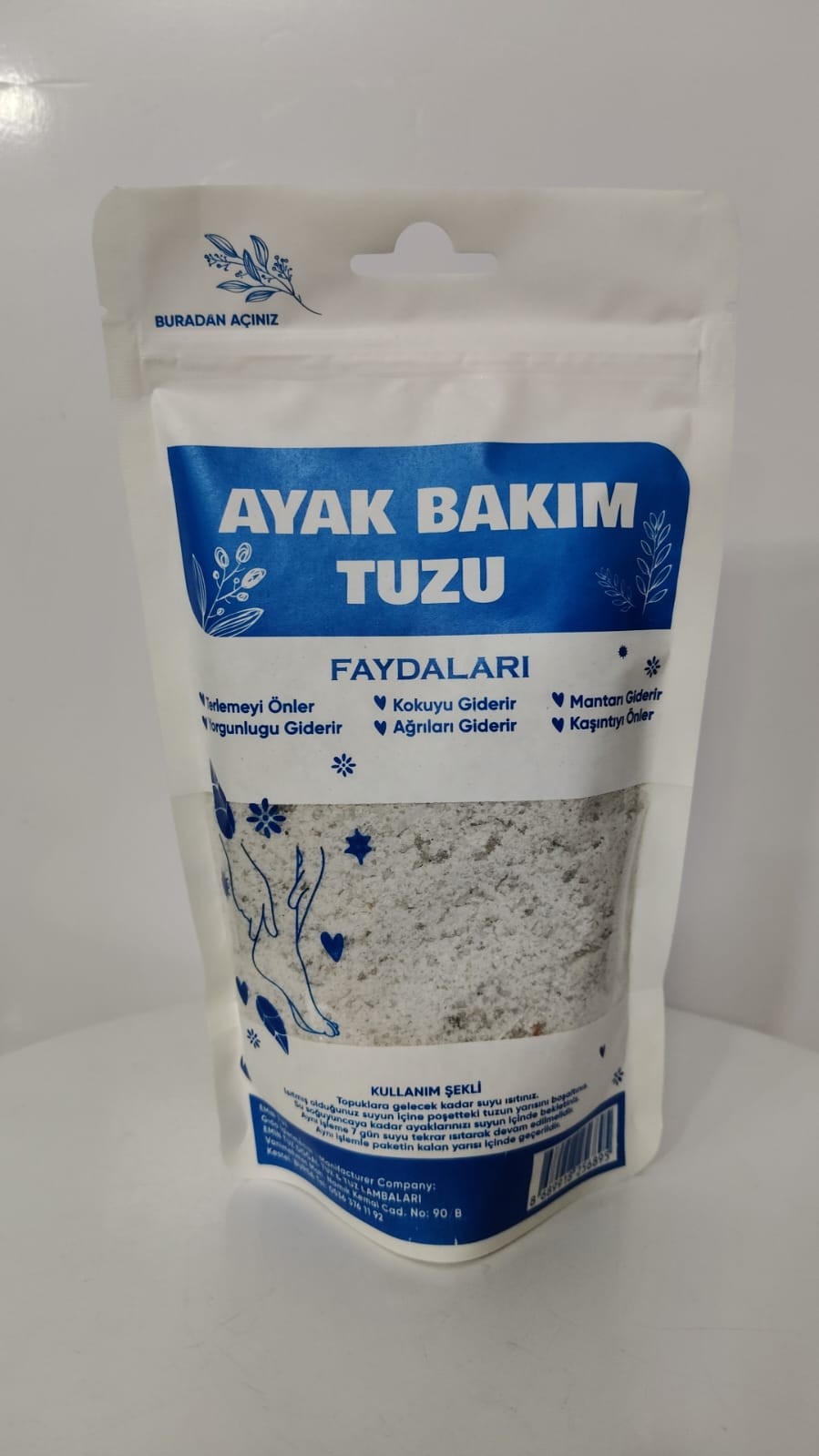 Ayak bakım tuzu 500gr mantar 