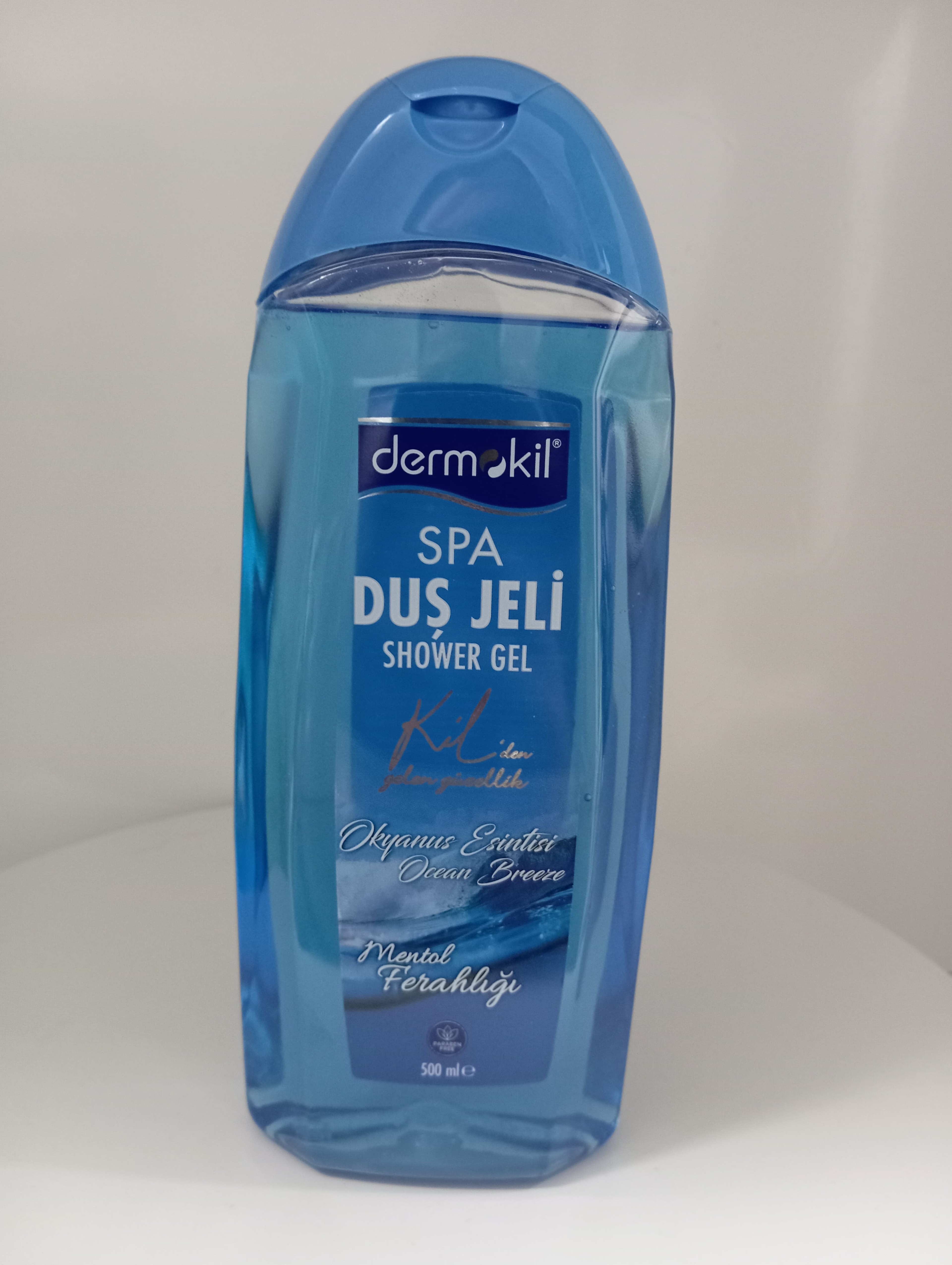 dermokil duş jeli 500ml mentol ferahliği