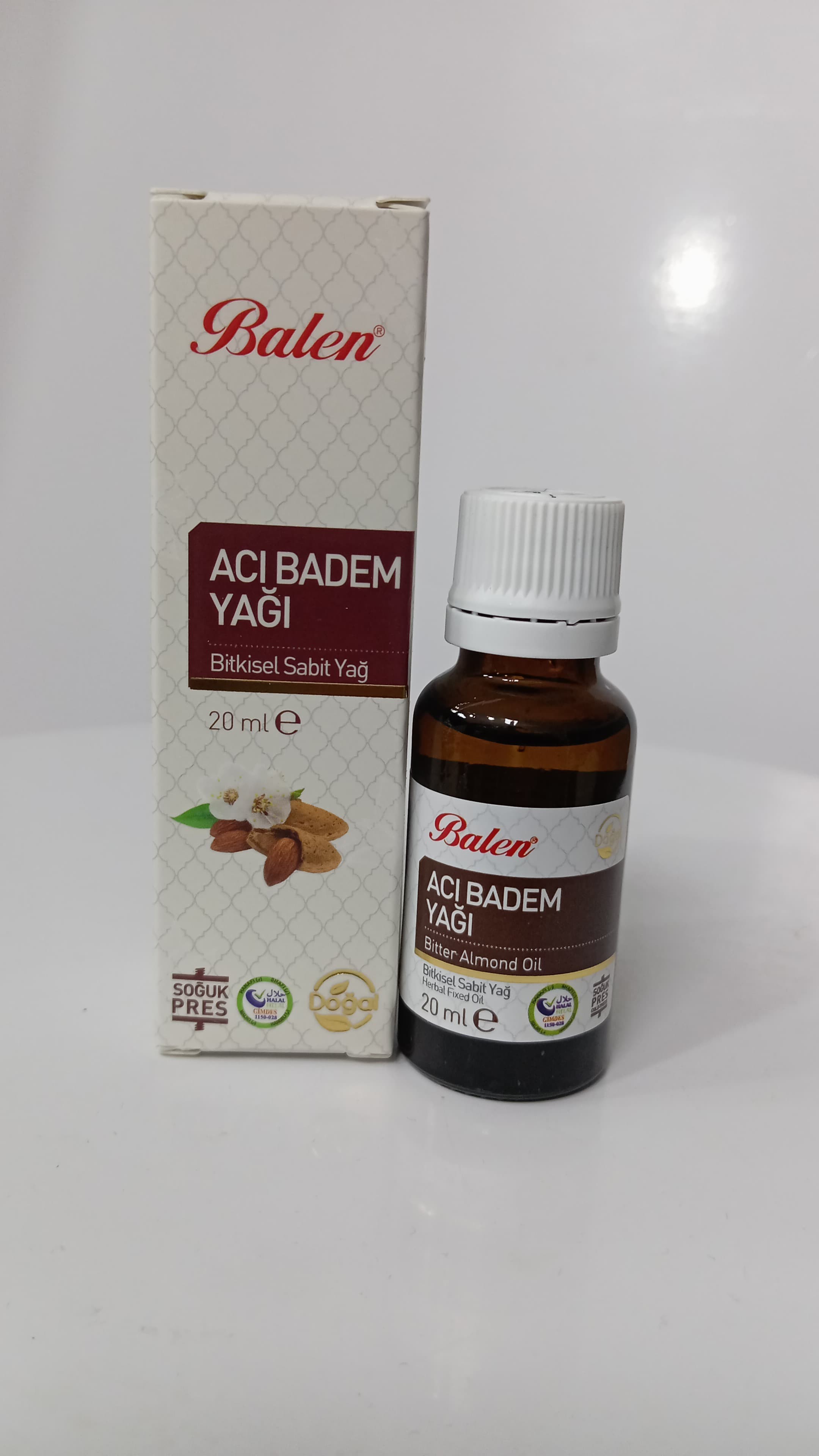 Balen Acı Badem Yağı 20 ml