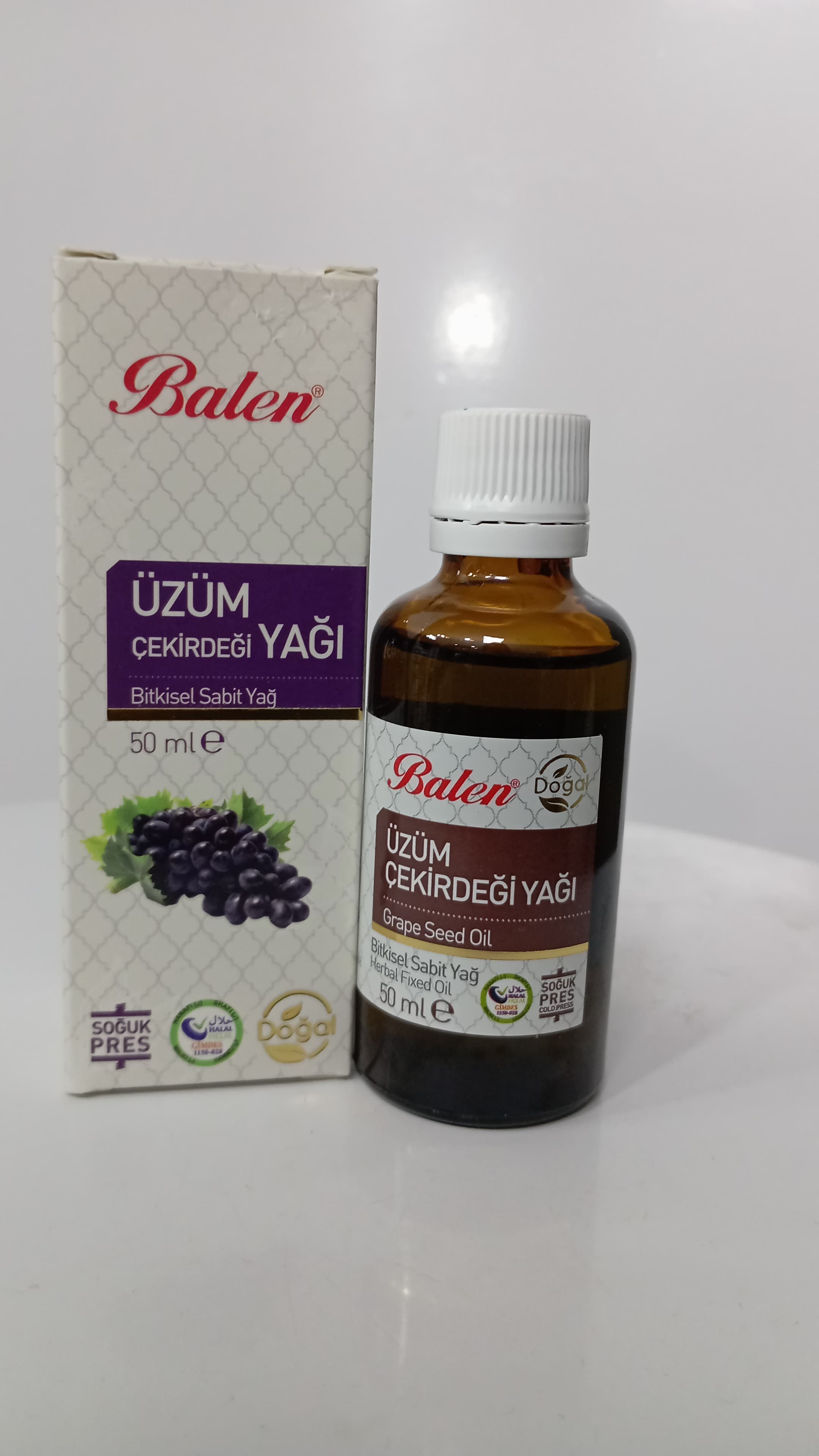 Balen Üzüm Çekirdeği Yağı 50 ml