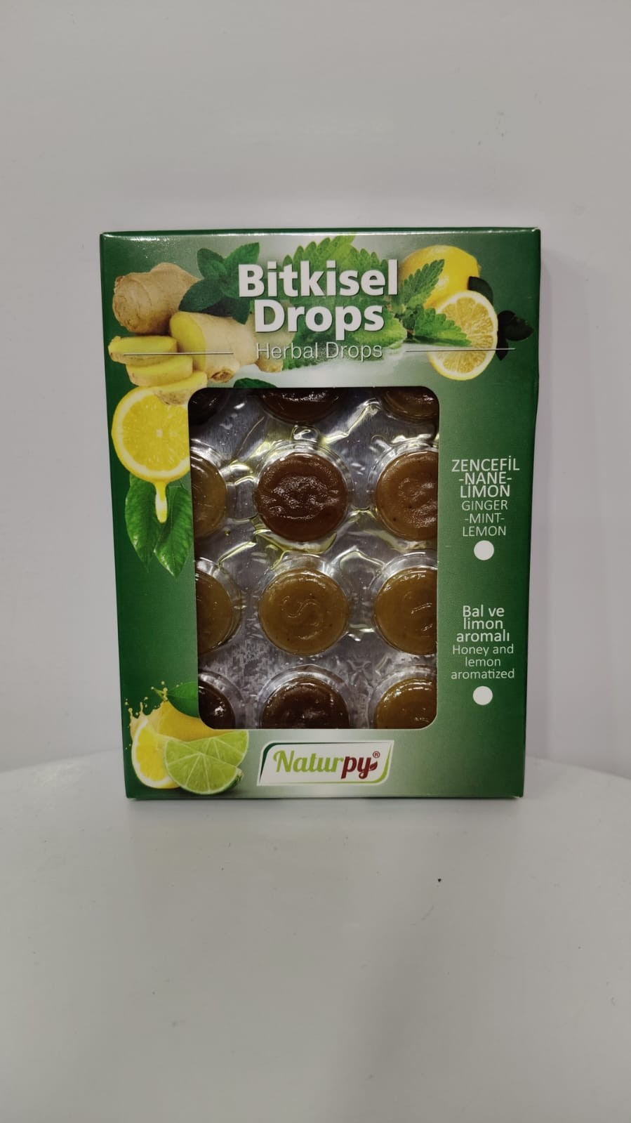 Naturpy Bitkisel Drops Kapsül Zencefil Nane Limon