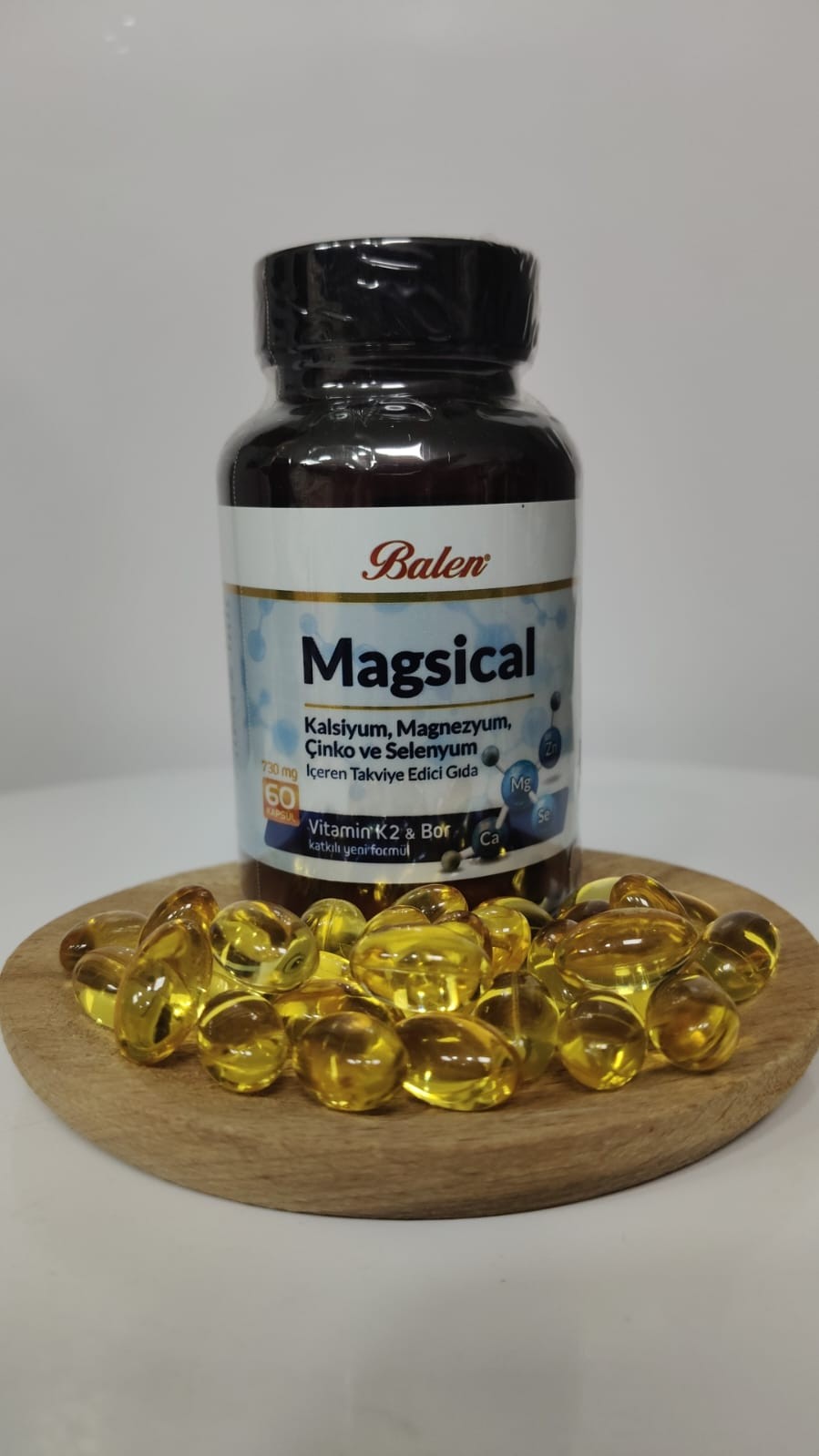 Balen magsical kalsiyum.magnezyum.çinko ve selenyum 730mg 60 kapsül