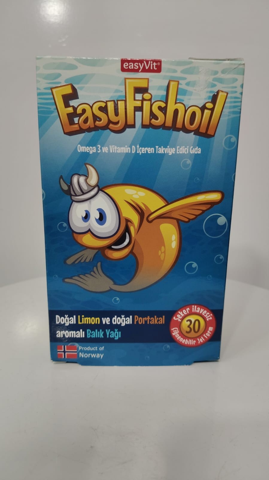 easyfishoil omega 3 ve vitamin d içeren takviye edici gıda