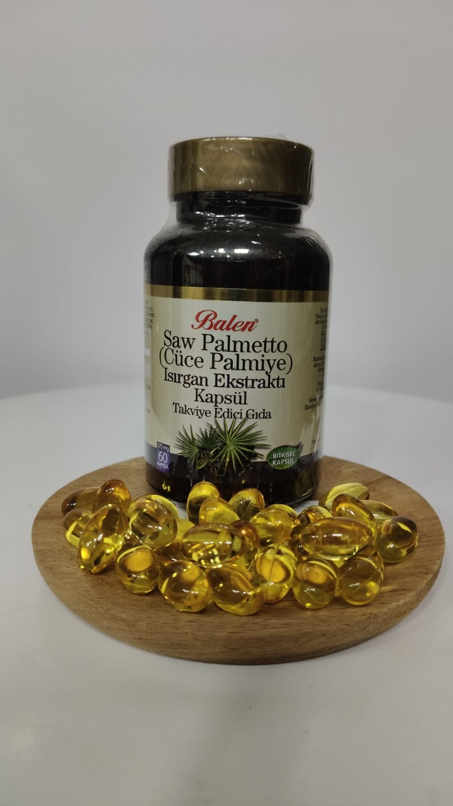 Balen Saw Palmetto (cüce palmiye) Isırgan Ekstraktı 375 mg 60 kapsül