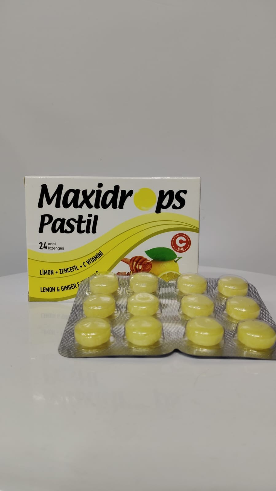 Maxidrops Pastil Limon Zencefil C Vitamini