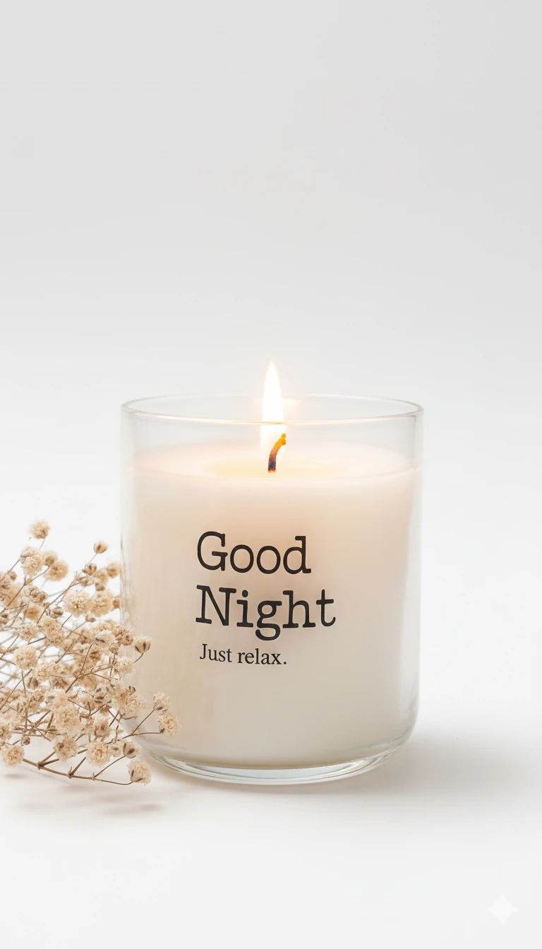 Good Night | Just Relax - Organik Soya Wax Mum