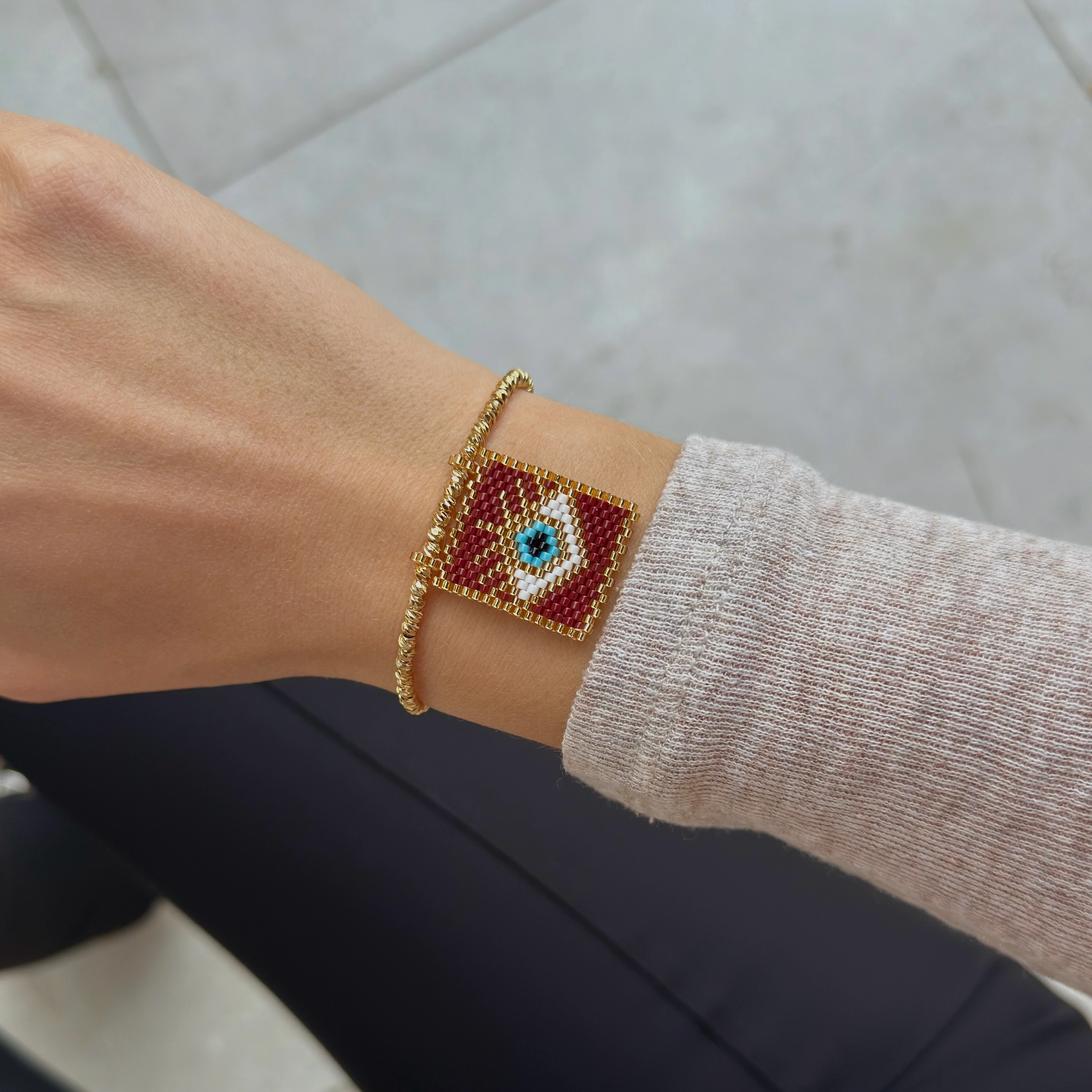 Dorika Detaylı Miyuki Bileklik