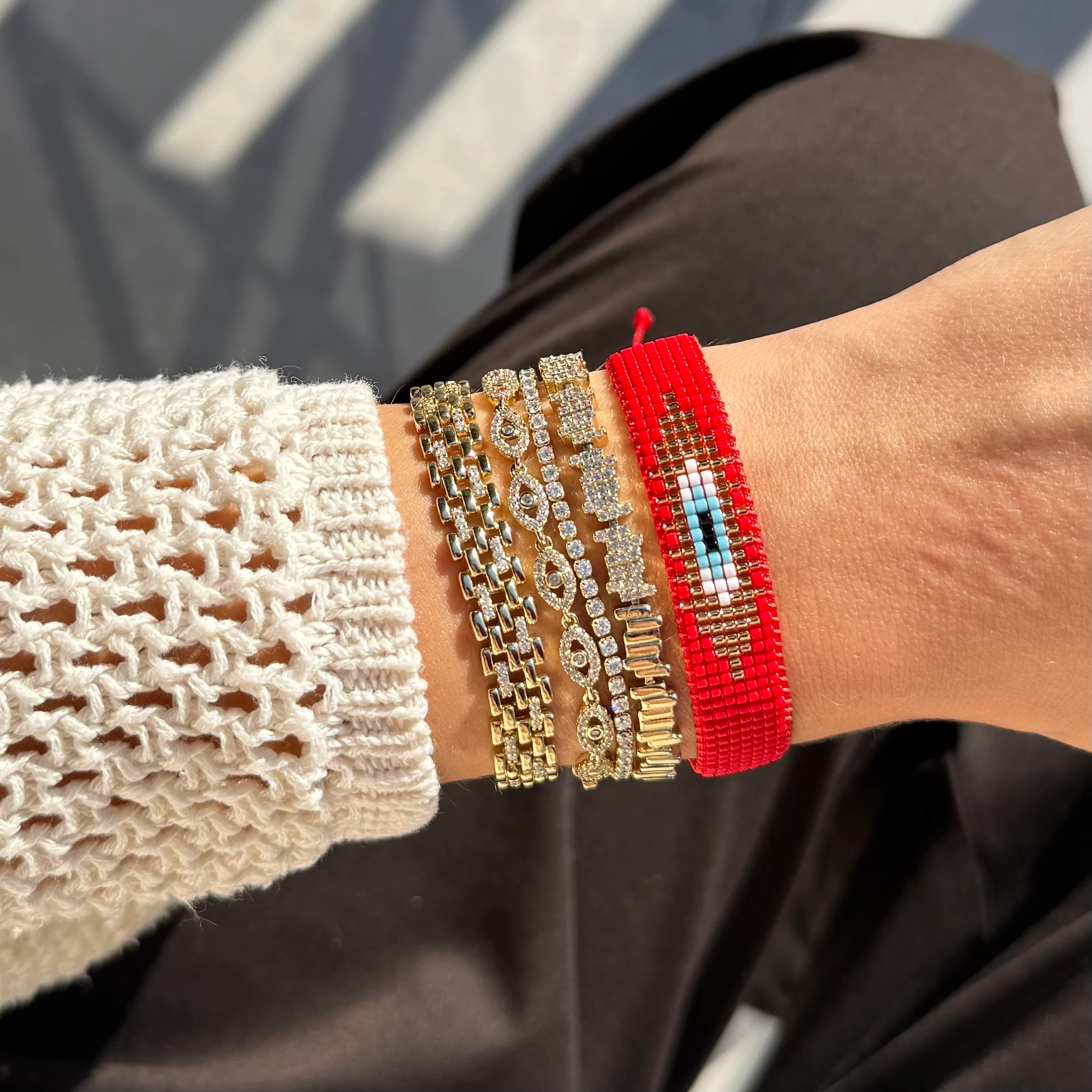 Göz Detaylı Miyuki Bileklik