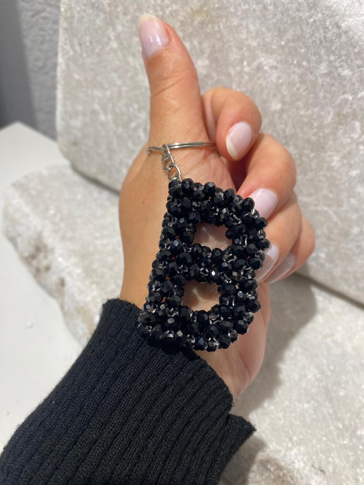 Siyah Kristal Anahtarlık