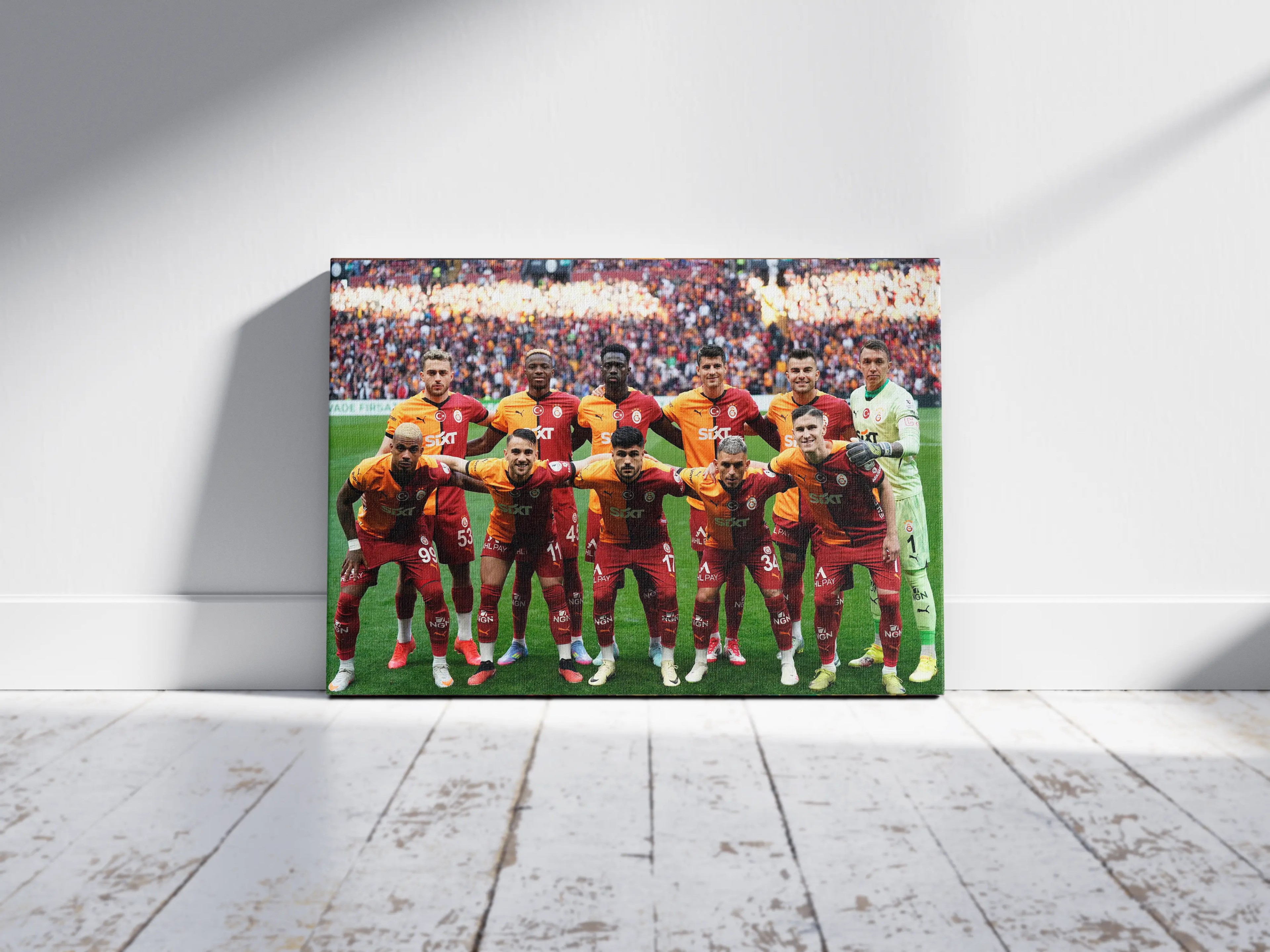 Galatasaray Takım Fotoğrafı - Kanvas Tablo