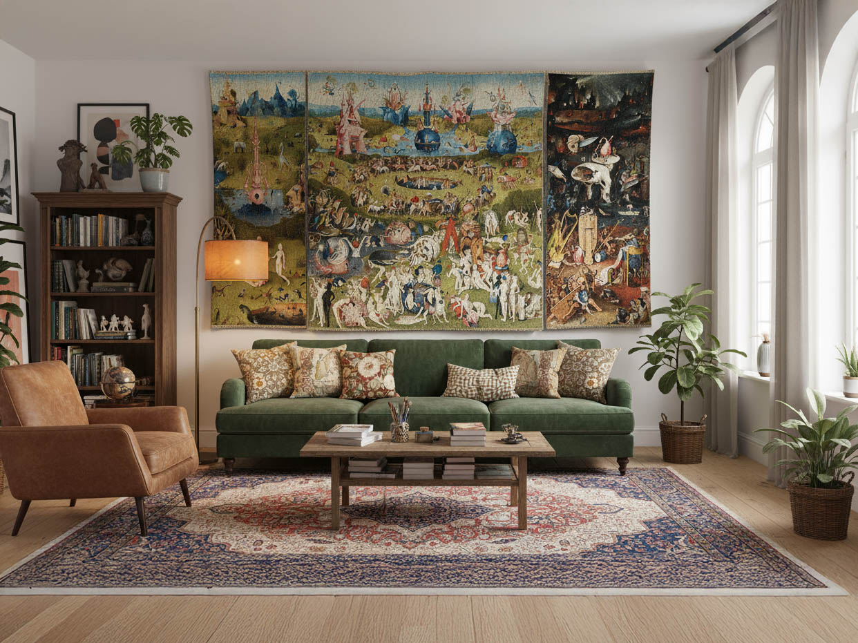 The Garden of Earthly Delights Duvar Örtüsü
