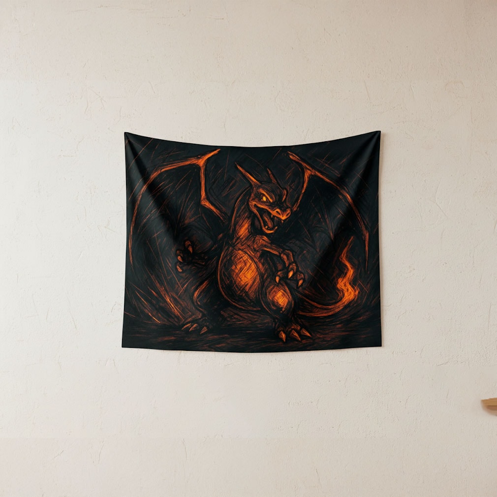 Pokemon Duvar Örtüsü - Charizard