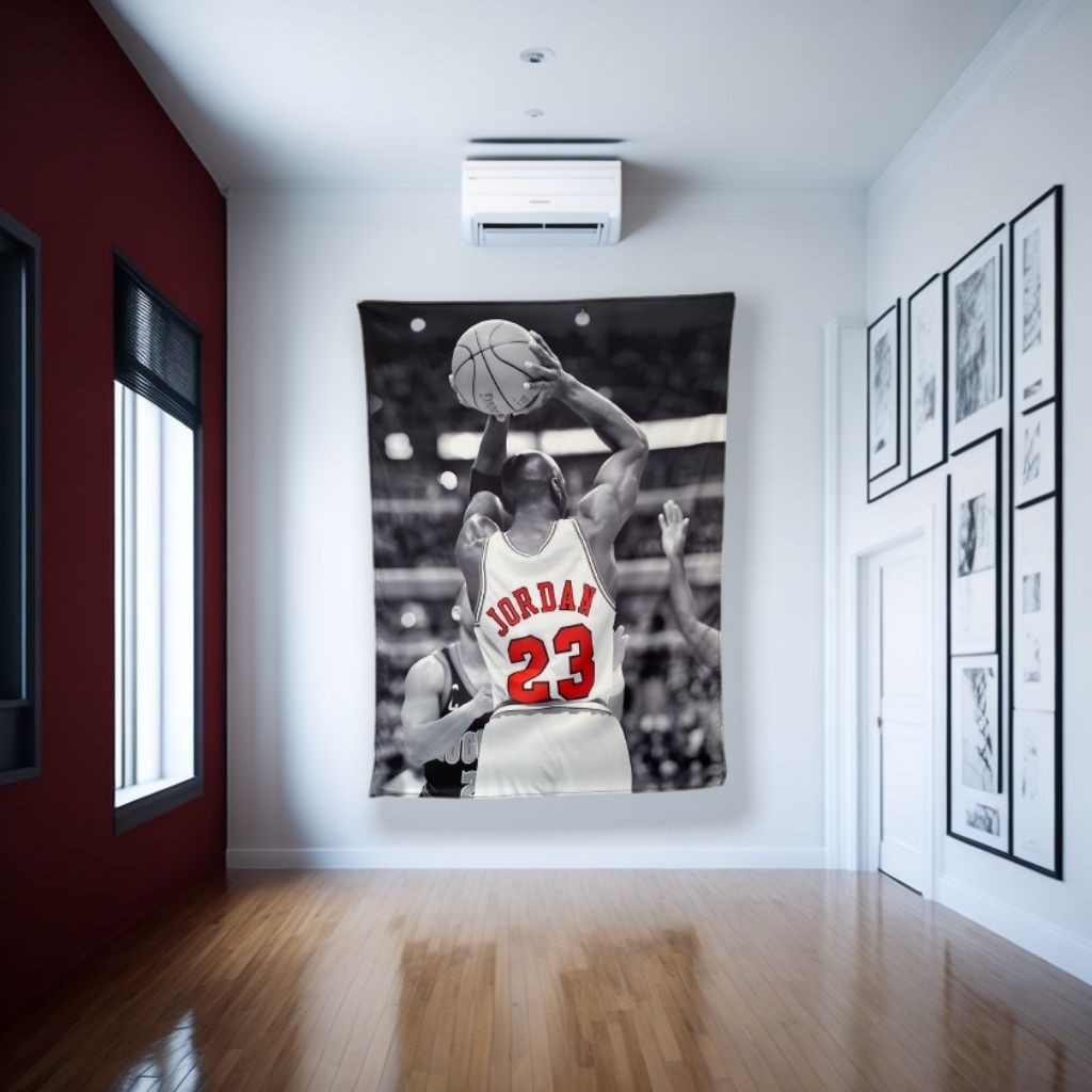 Michael Jordan 23 Duvar Örtüsü