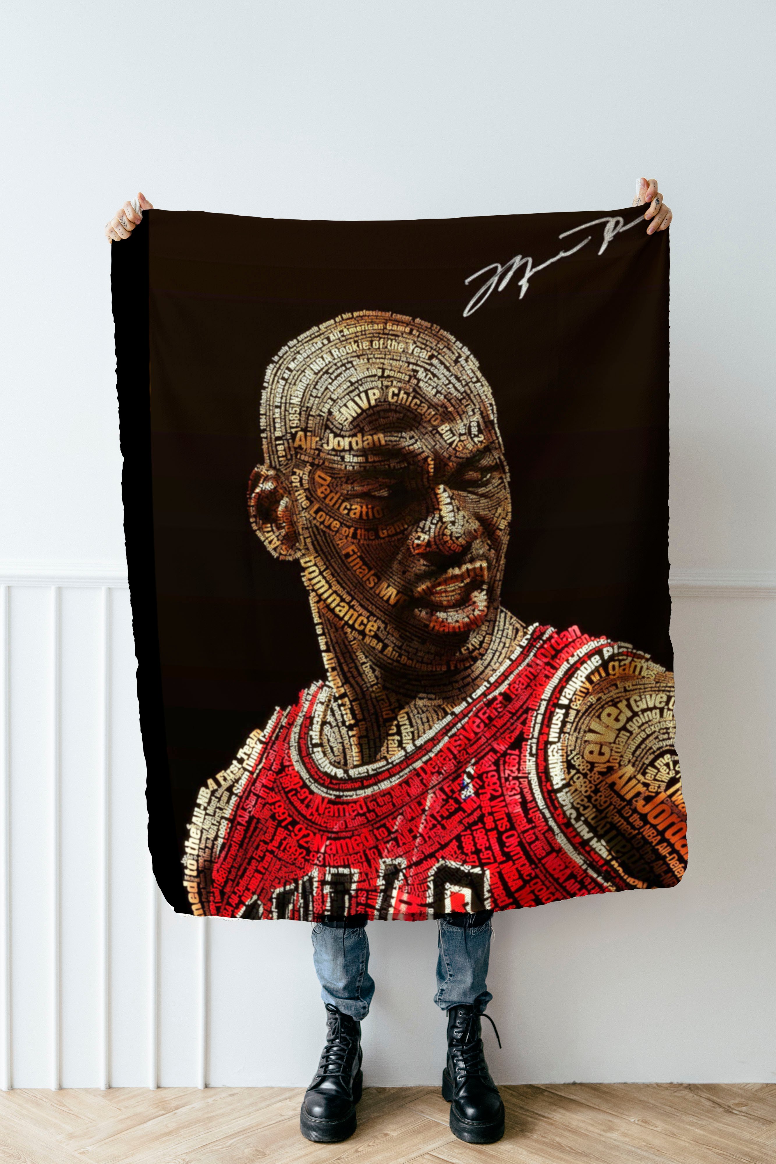 Jordan Bulls - Duvar Örtüsü