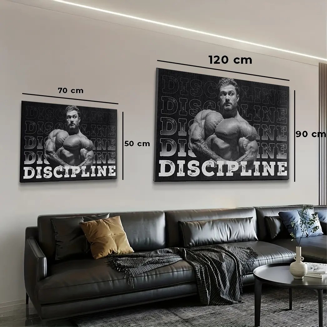 CBUM Discipline Duvar Dekorasyonu - Kanvas Tablo