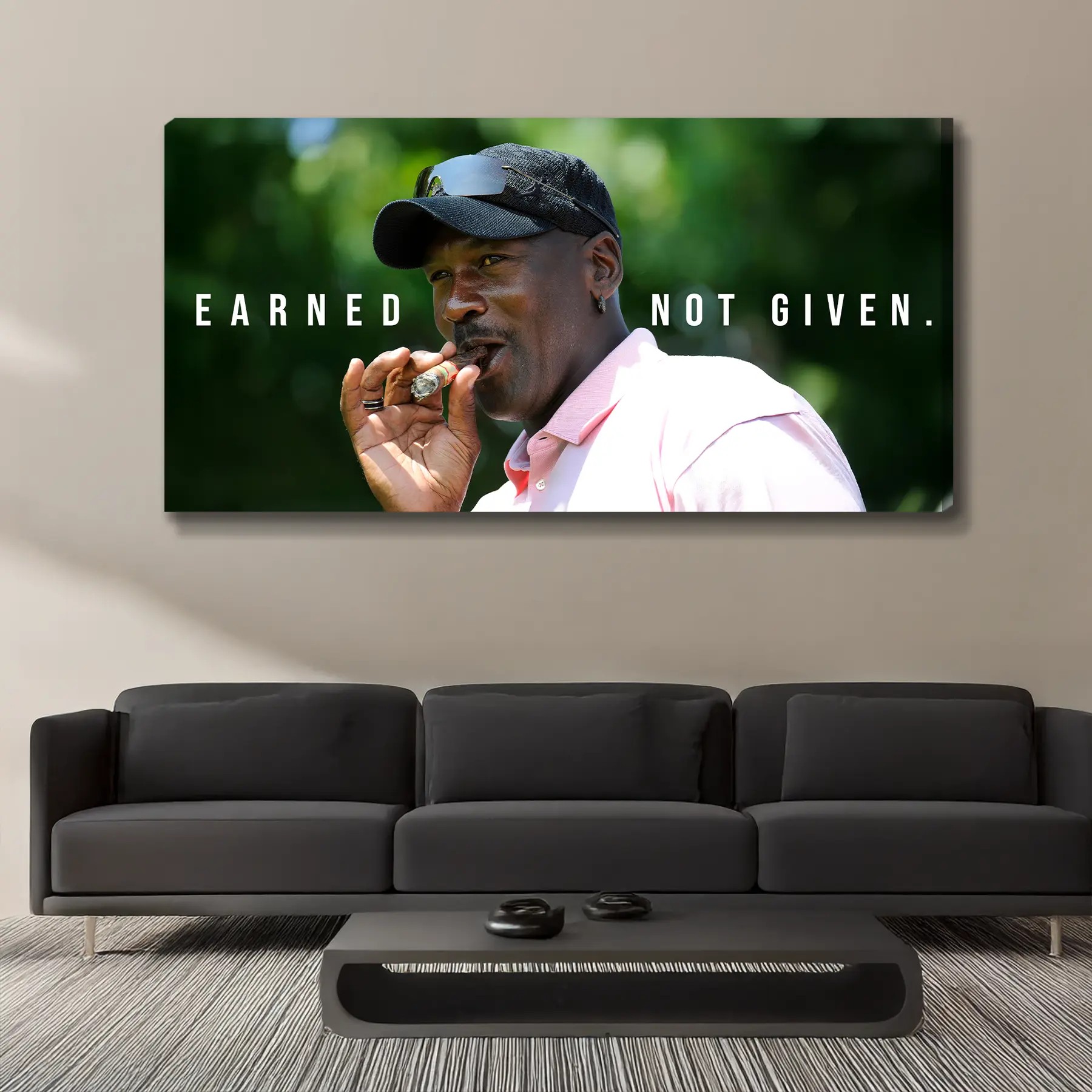 Michael Jordan - Earned Not Given Tablo - Kanvas Tablo