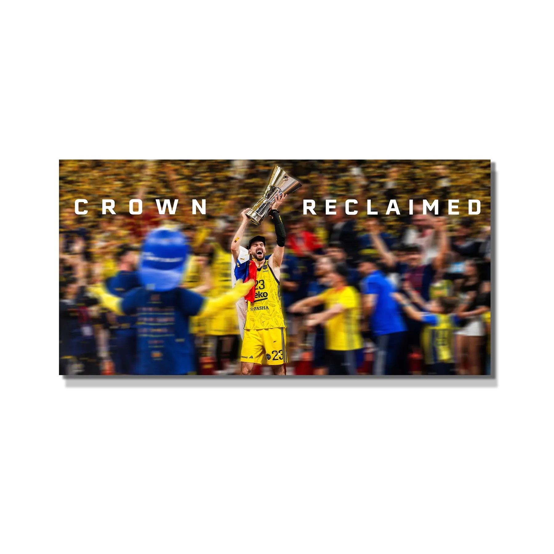 Crown Reclaimed Duvar Tablosu - Kanvas Tablo