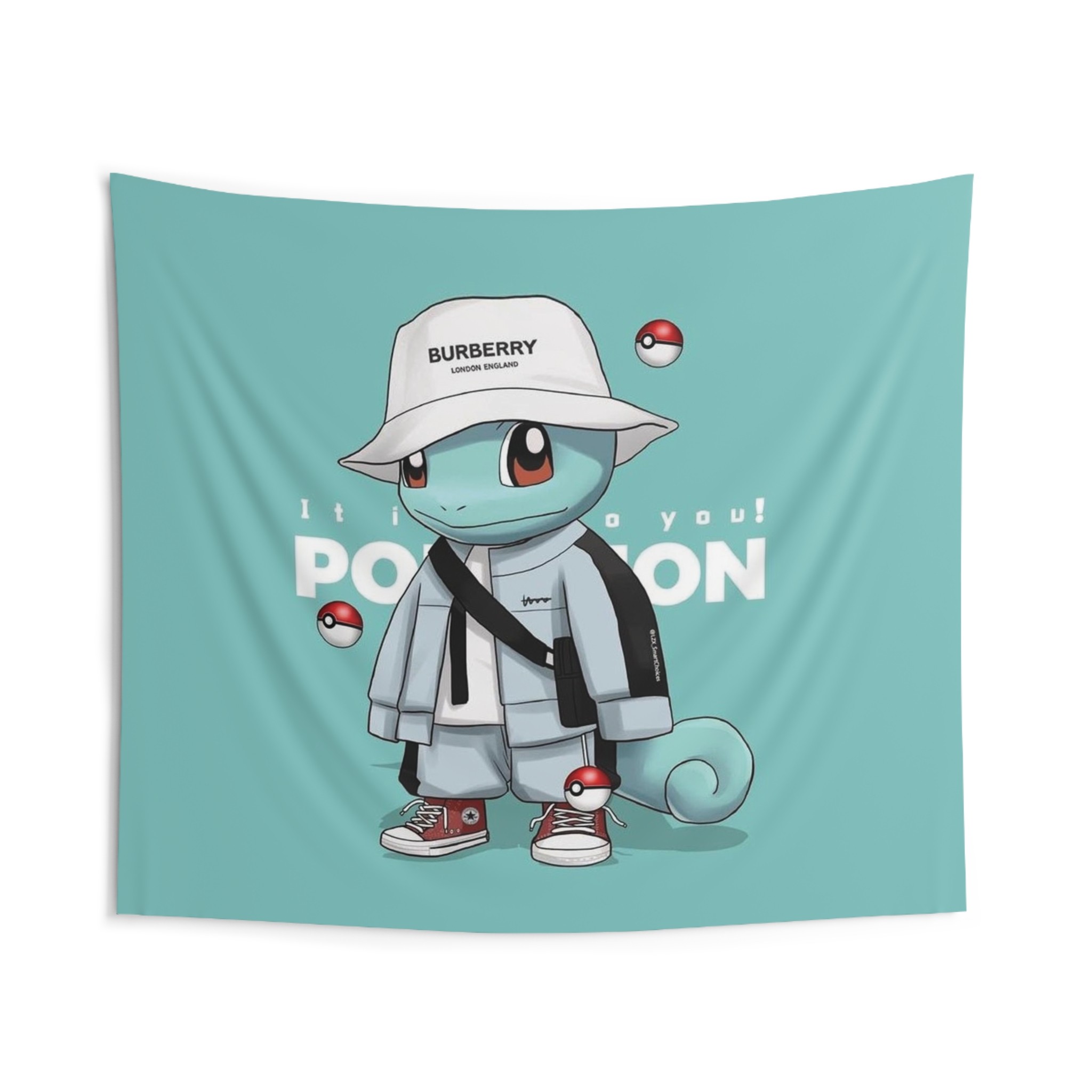 Pokemon Squirtle Duvar Örtüsü, Duvar Halısı