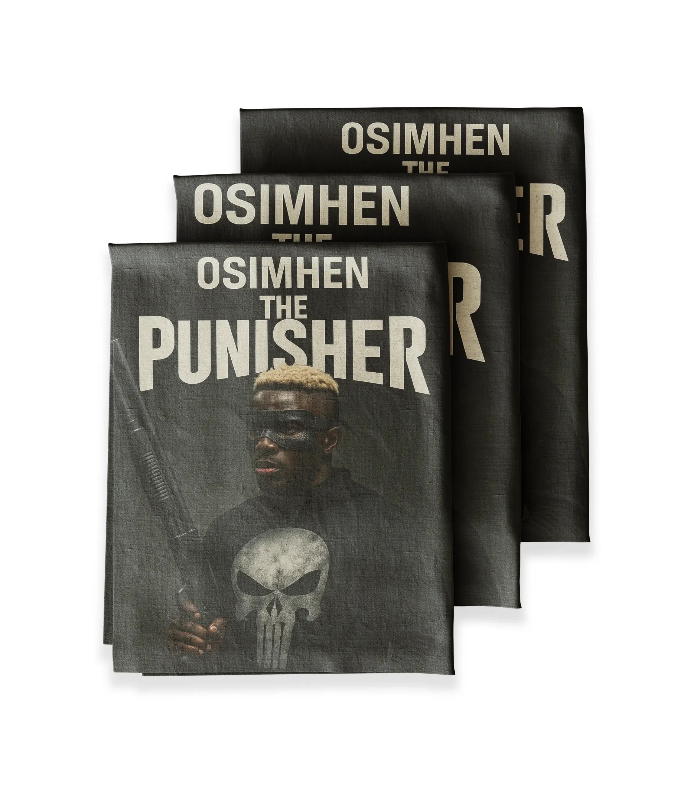 Osimhen The Punisher Dekorasyon - Duvar Örtüsü