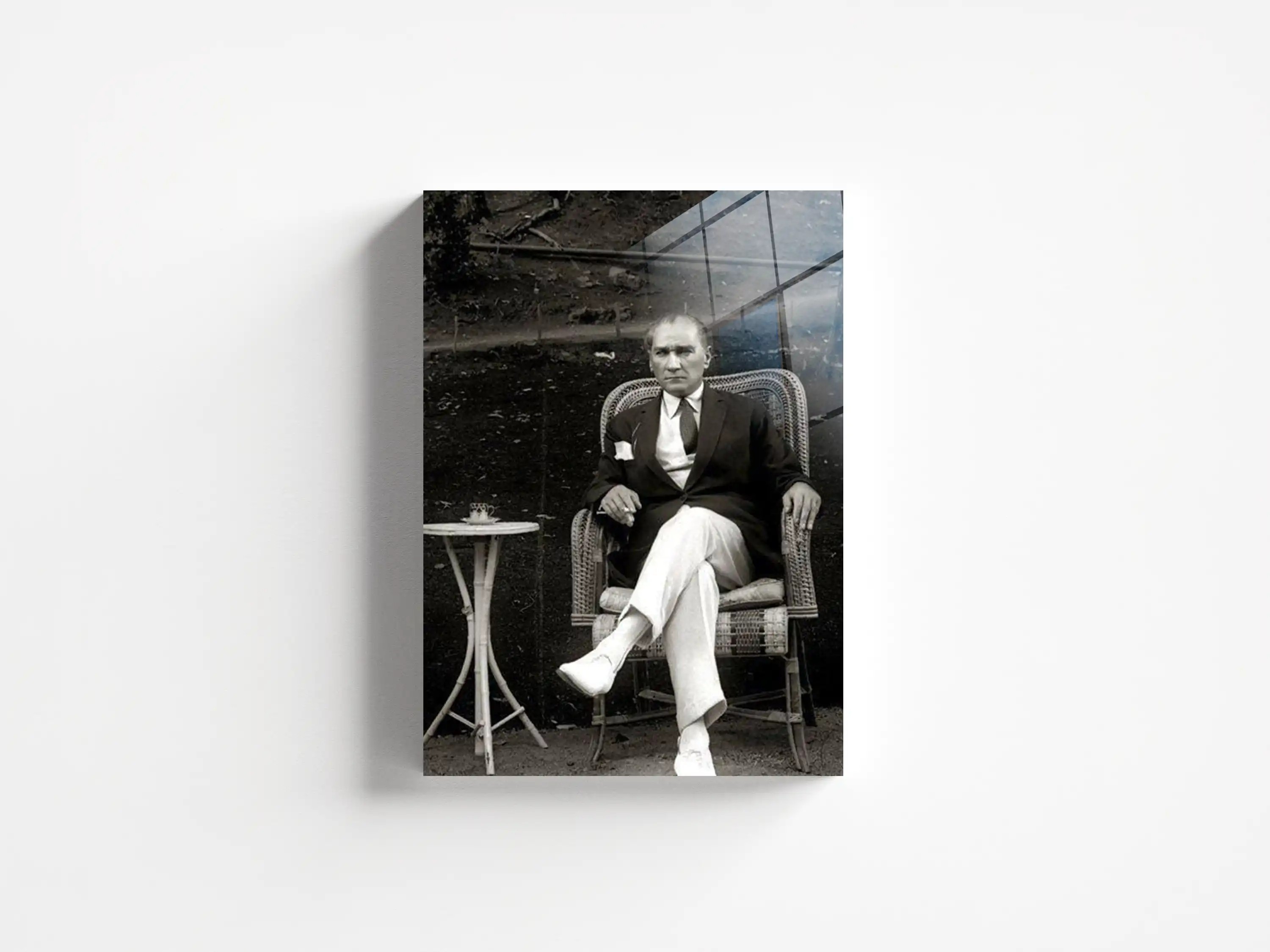 Mustafa Kemal Akrilik Cam Tablo, Kanvas Tablo