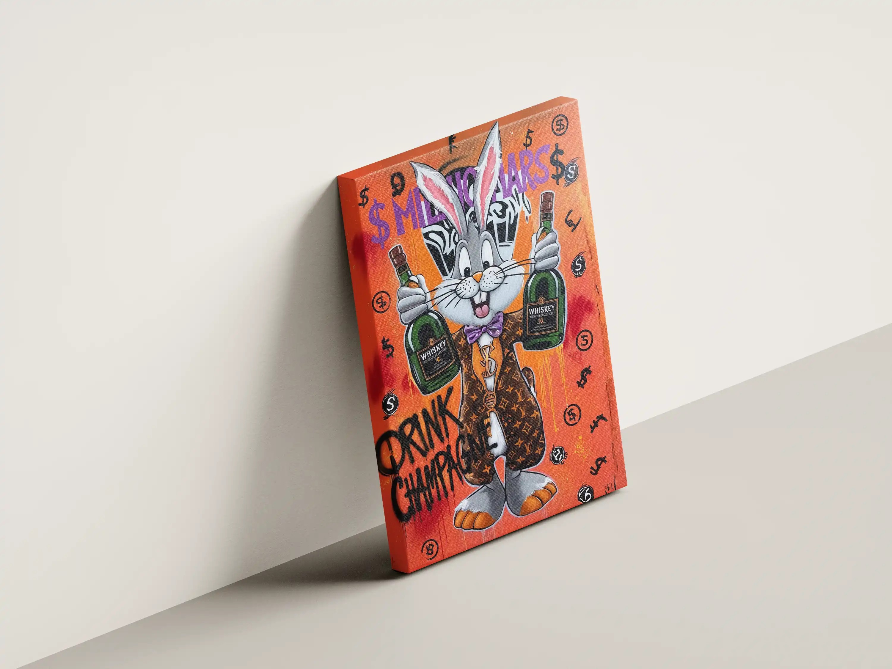 Bugs Bunny Pop Art Duvar Dekorasyonu