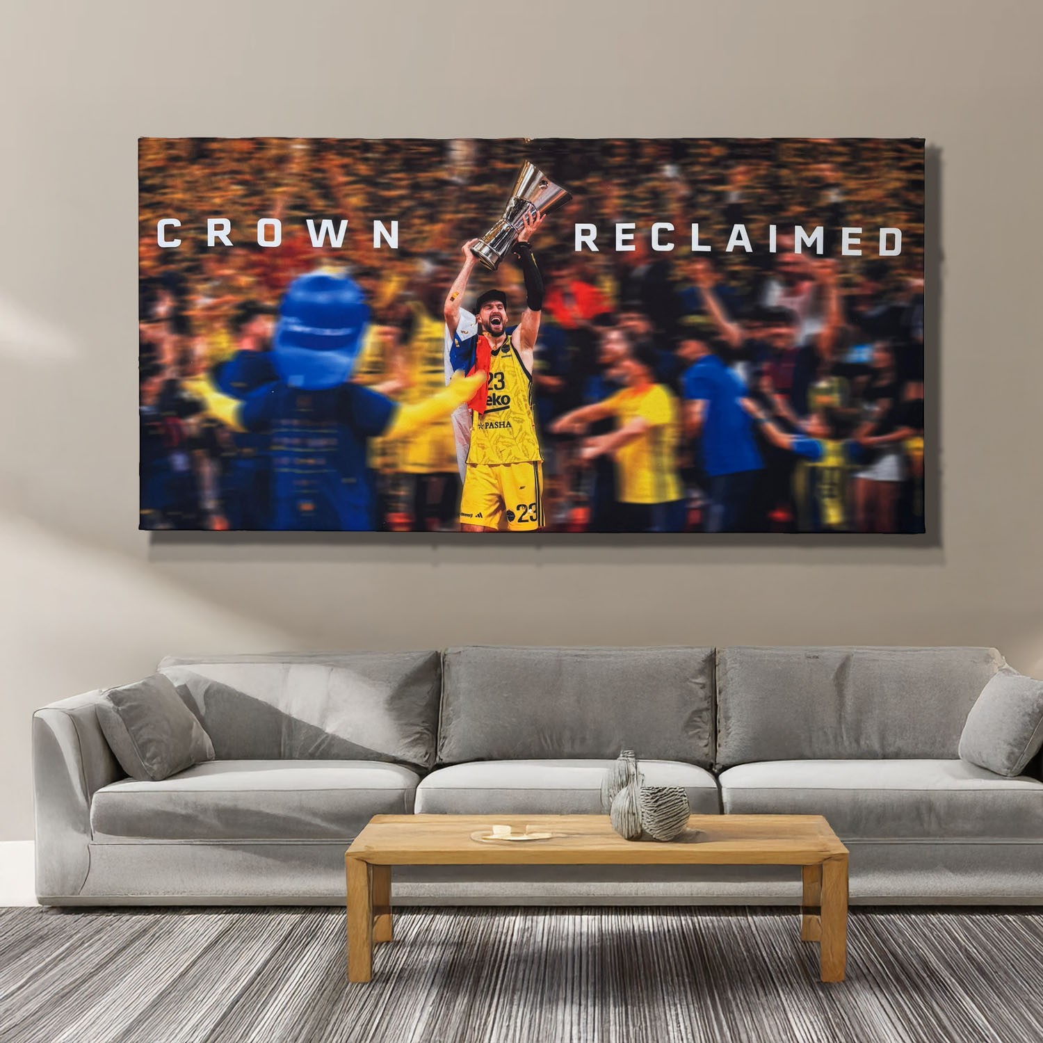 Crown Reclaimed Duvar Tablosu