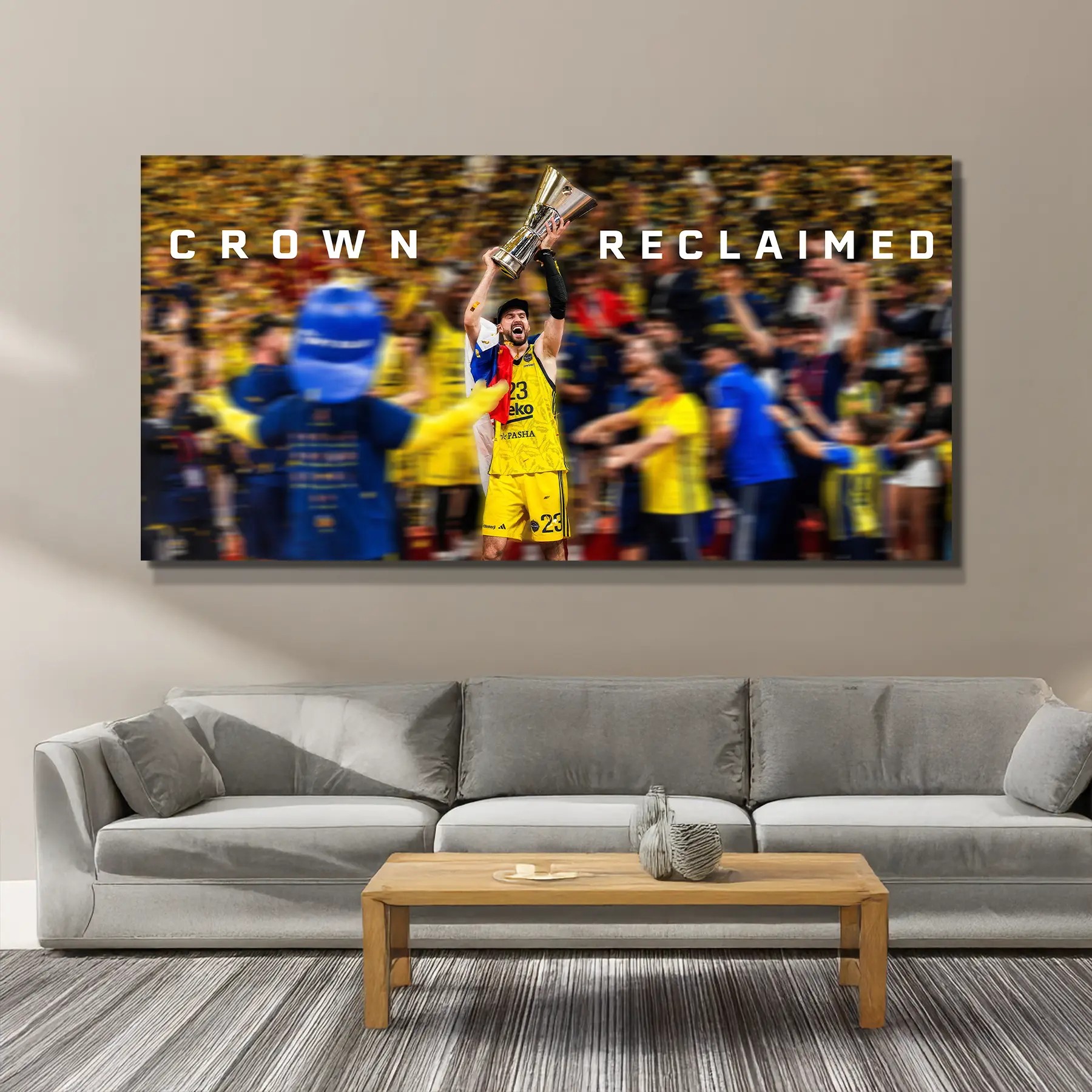 Crown Reclaimed Duvar Tablosu