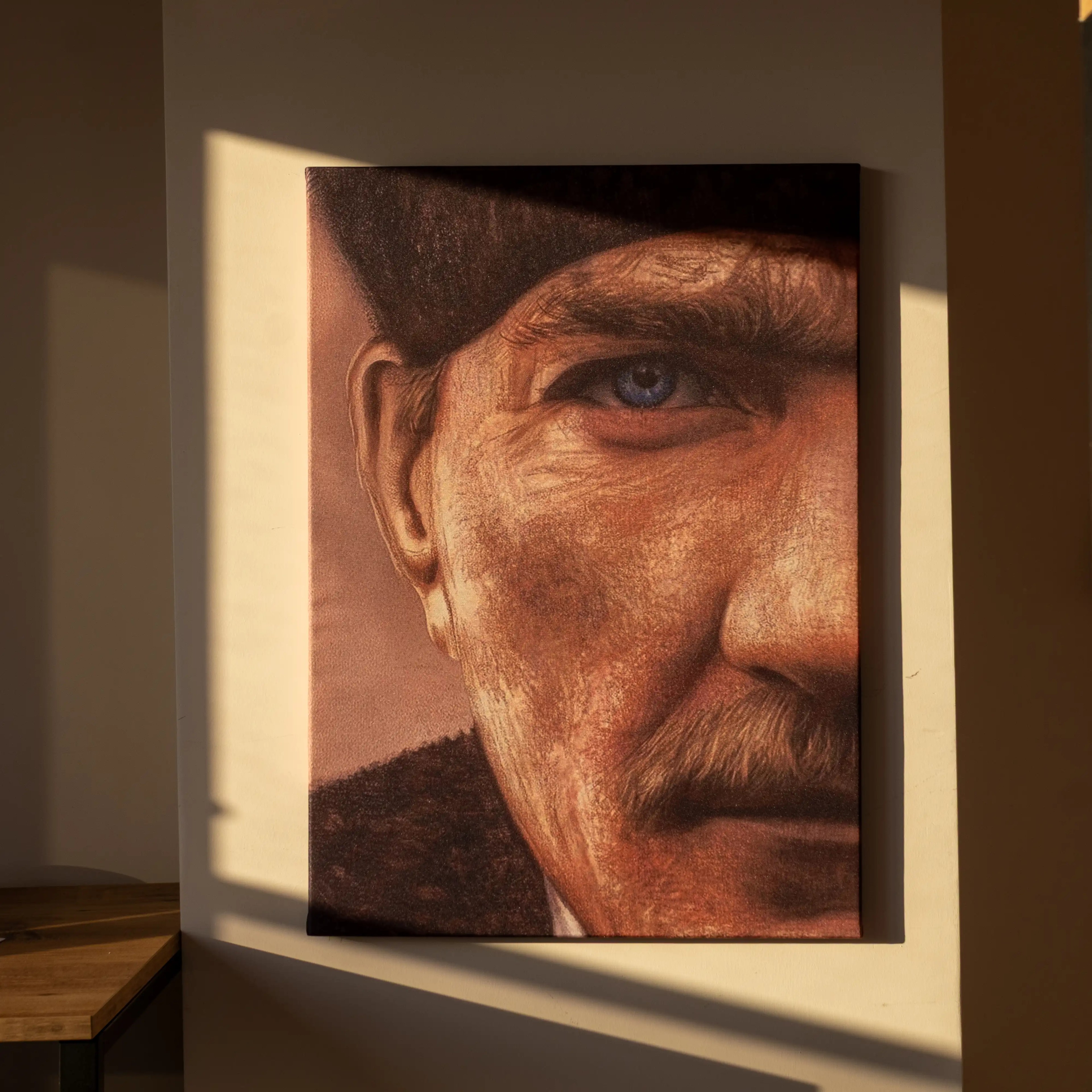 Atatürk Tablo - Mustafa Kemal Atatürk Portre  - Kanvas Tablo