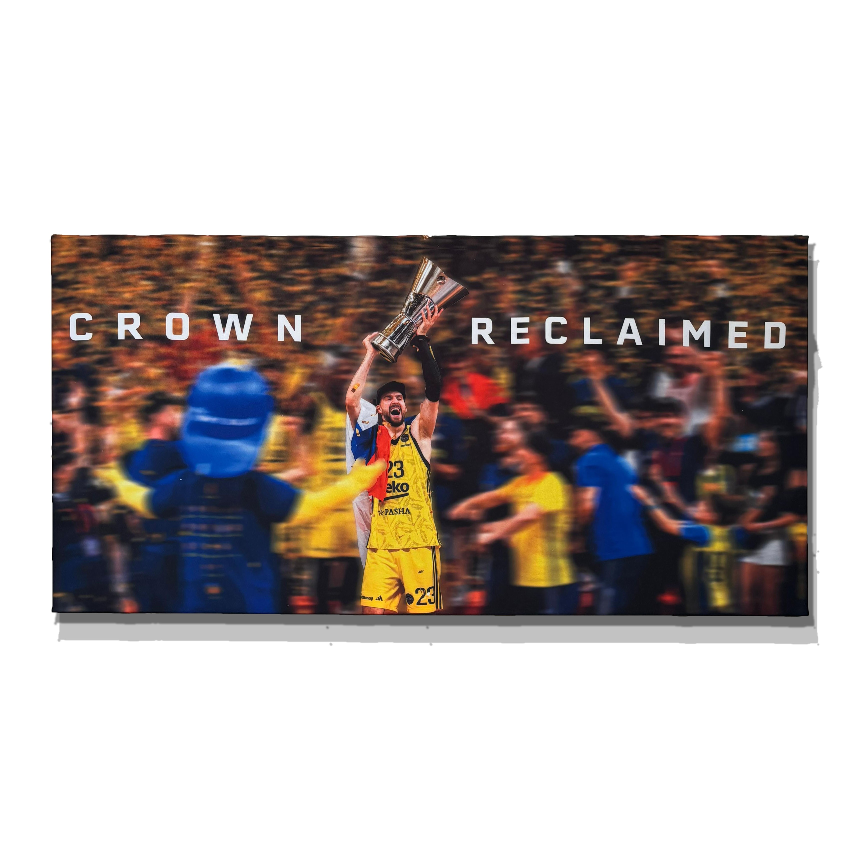 Crown Reclaimed Duvar Tablosu - Kanvas Tablo