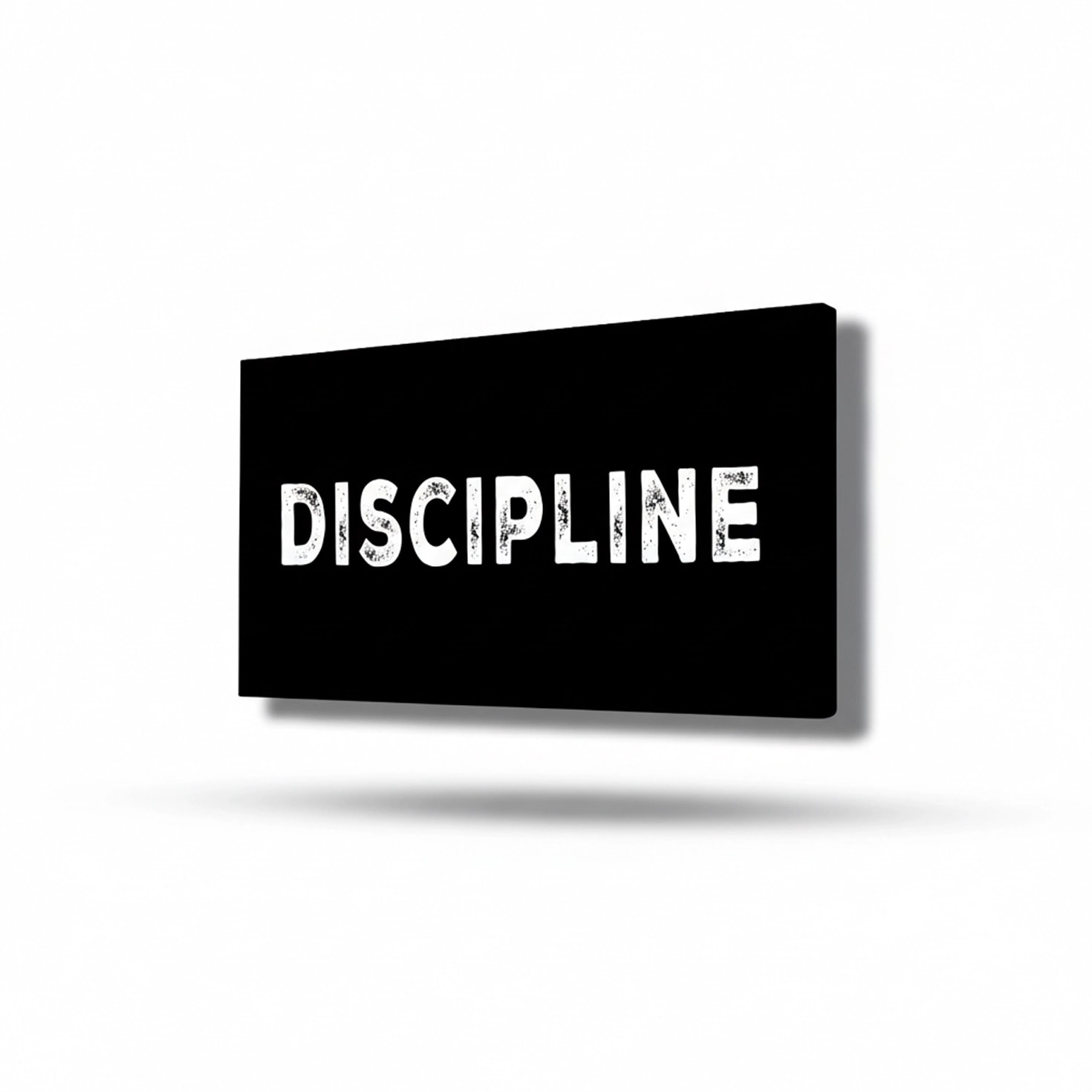Discipline Yatay Tasarım Duvar Dekoru - Kanvas Tablo